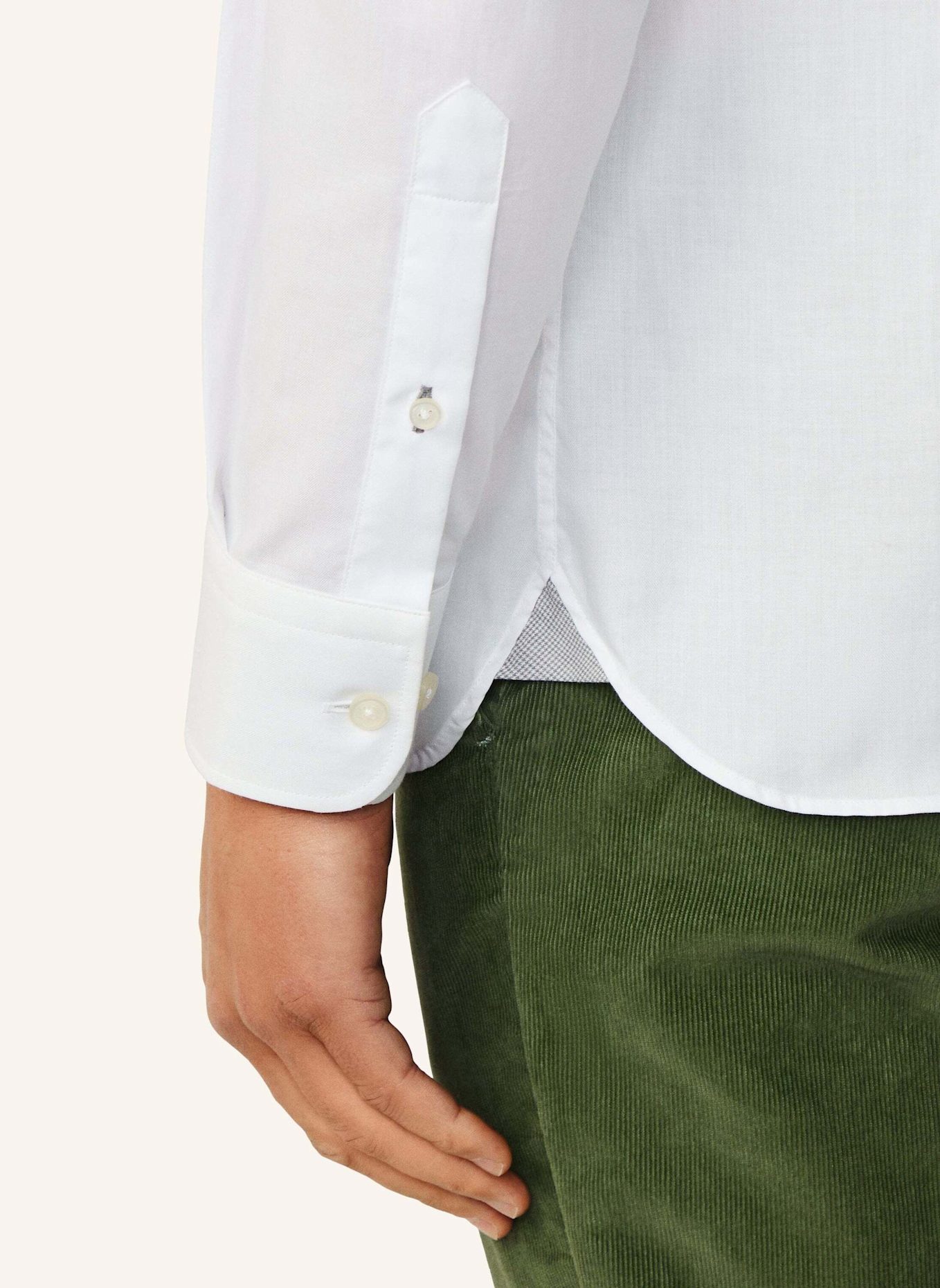 HACKETT LONDON Freizeithemd HBONE MULTI: WEISS