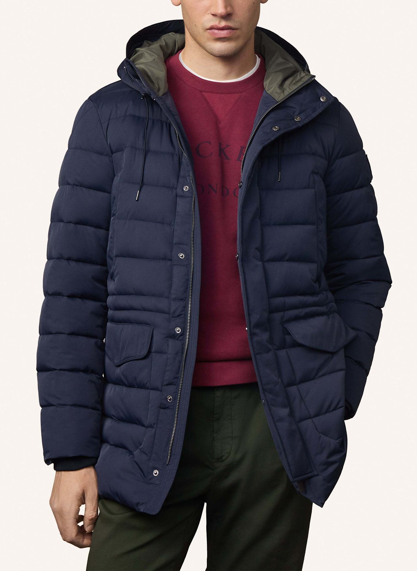 HACKETT LONDON Daunenjacke H LW PUFFER: BLAU