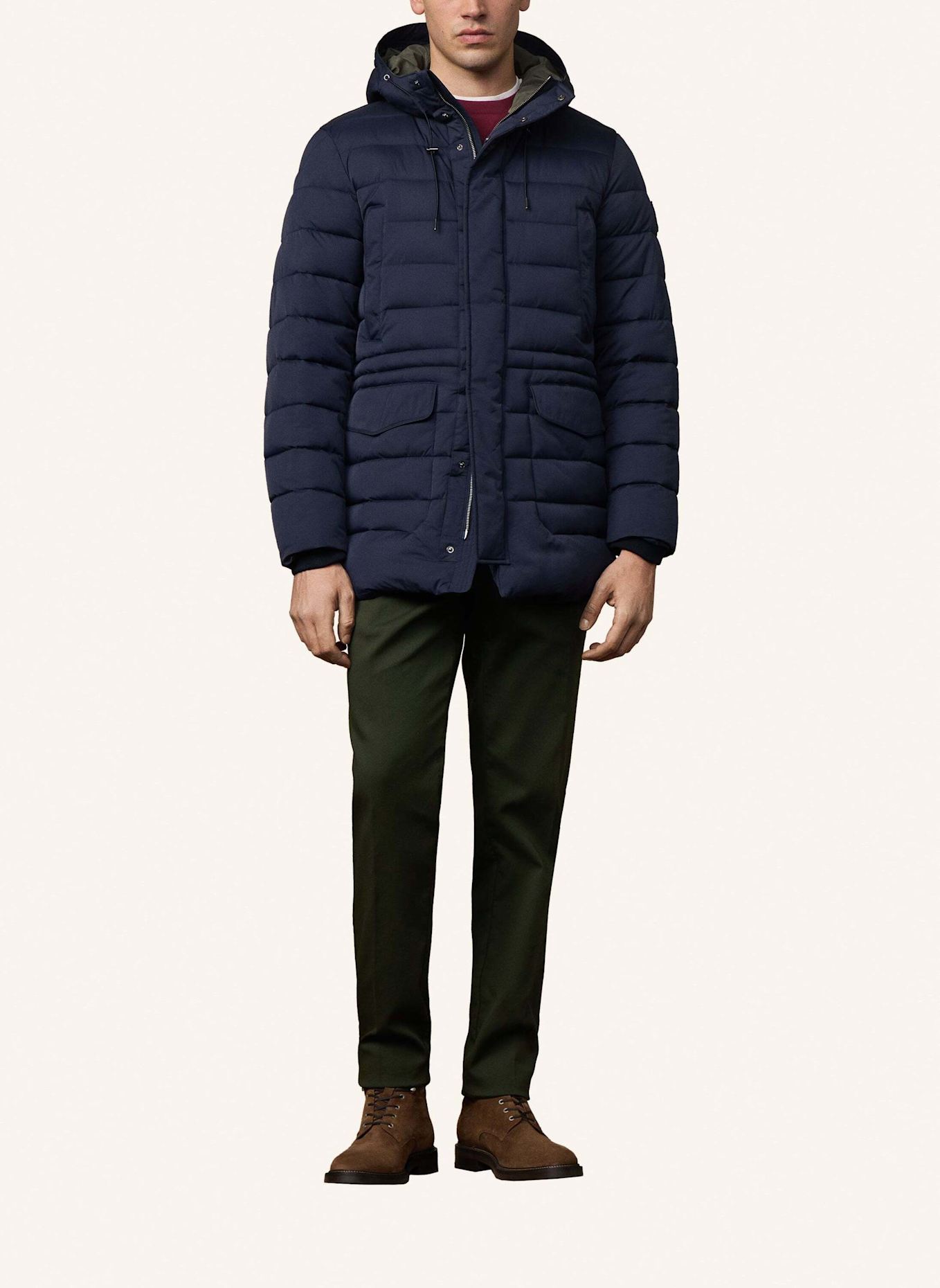 HACKETT LONDON Daunenjacke H LW PUFFER: BLAU