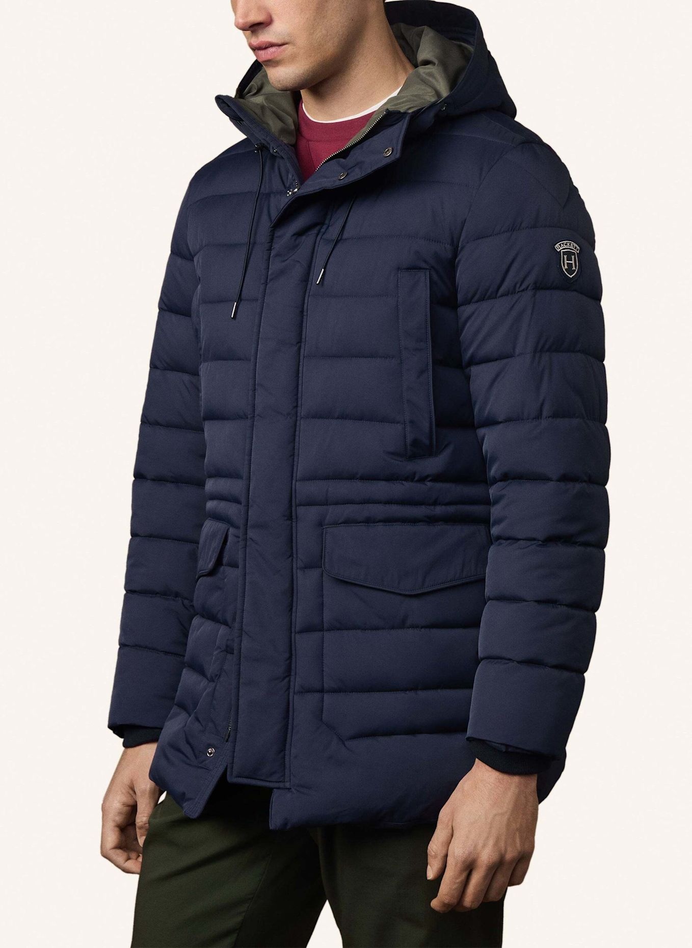 HACKETT LONDON Daunenjacke H LW PUFFER: BLAU