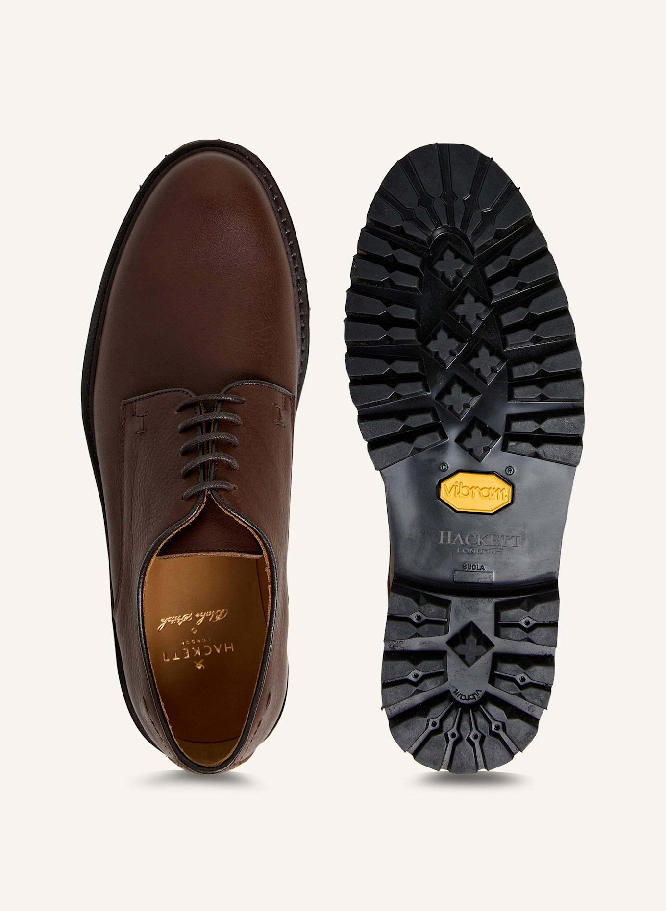 HACKETT LONDON Oxford SLOANE DERBY: BRAUN