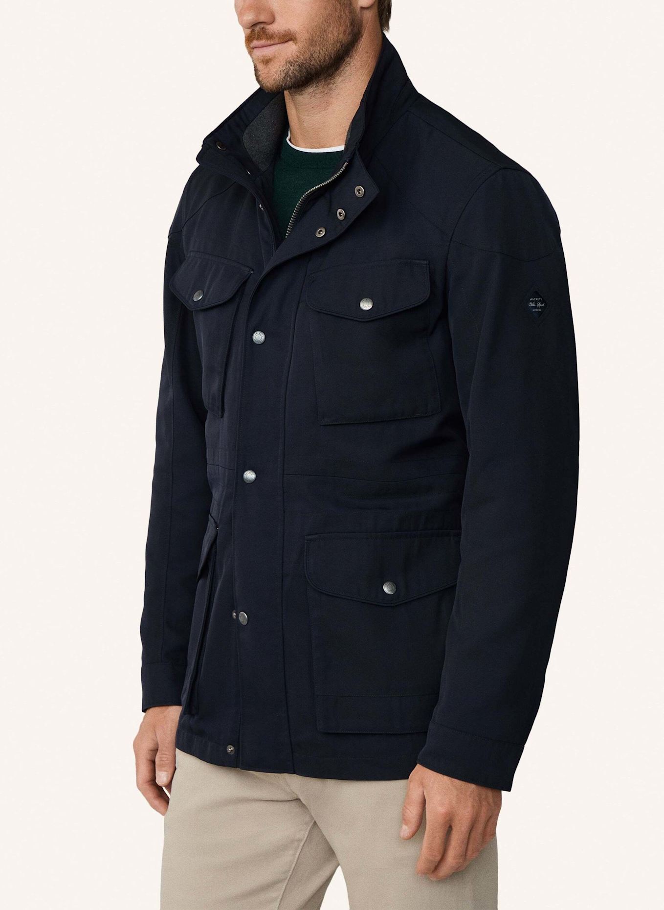 HACKETT LONDON Fieldjacket VELOSPEED: BLAU