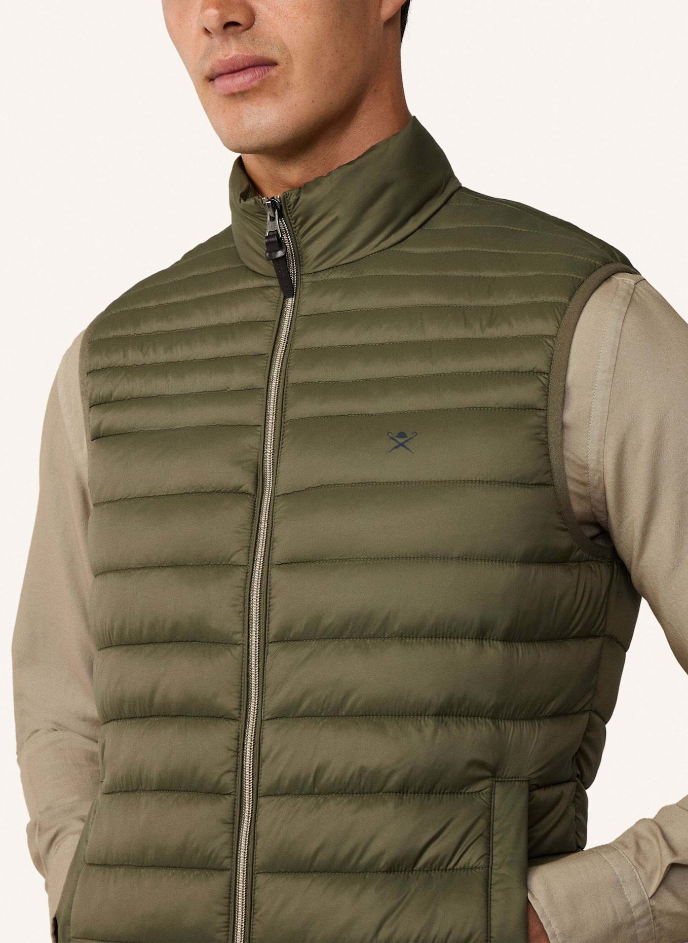 HACKETT LONDON Gilet ULTRA LW GILET: GRÜN