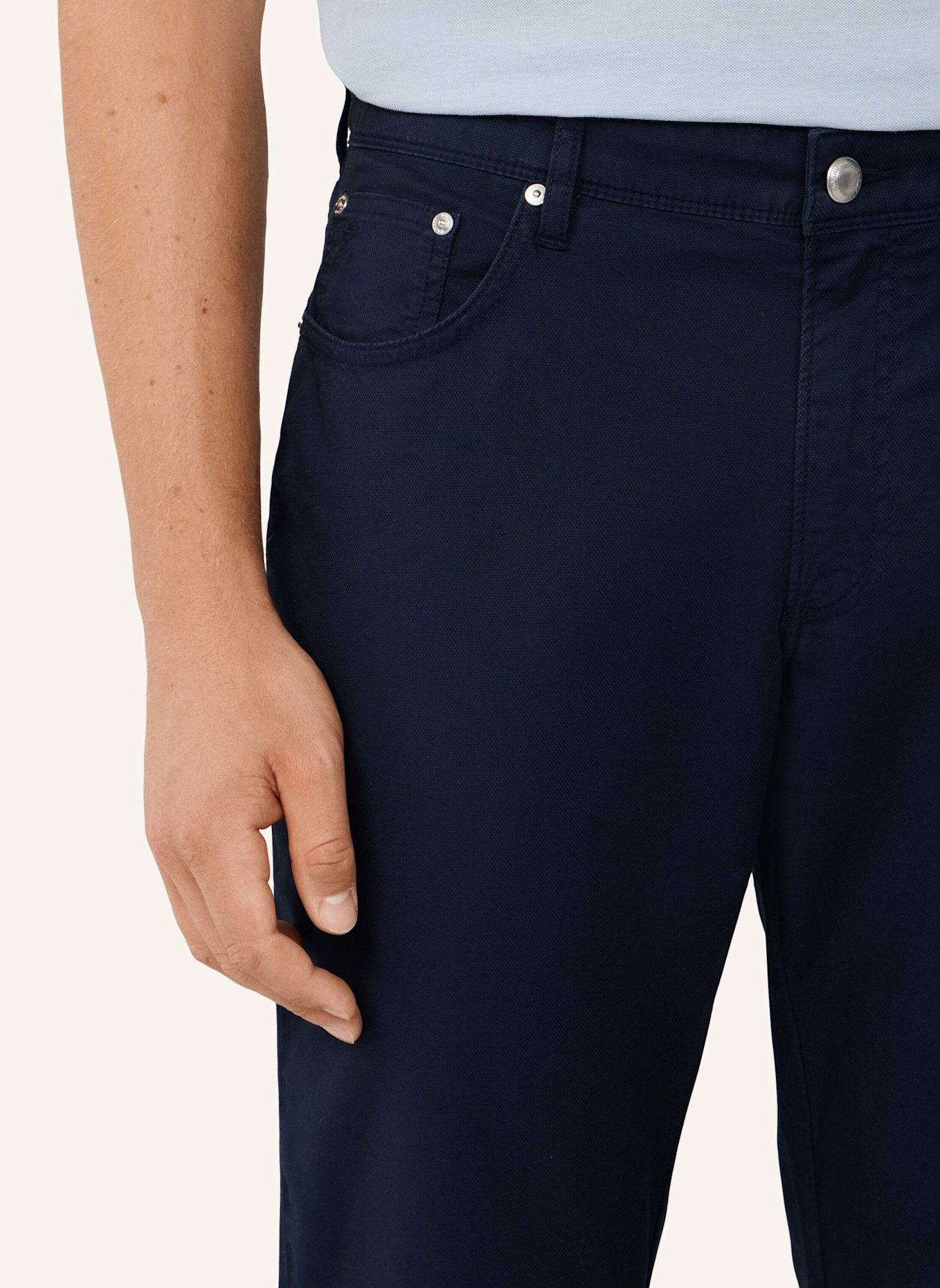 HACKETT LONDON 5-Pocket PD TEXTURE 5PKT: BLAU