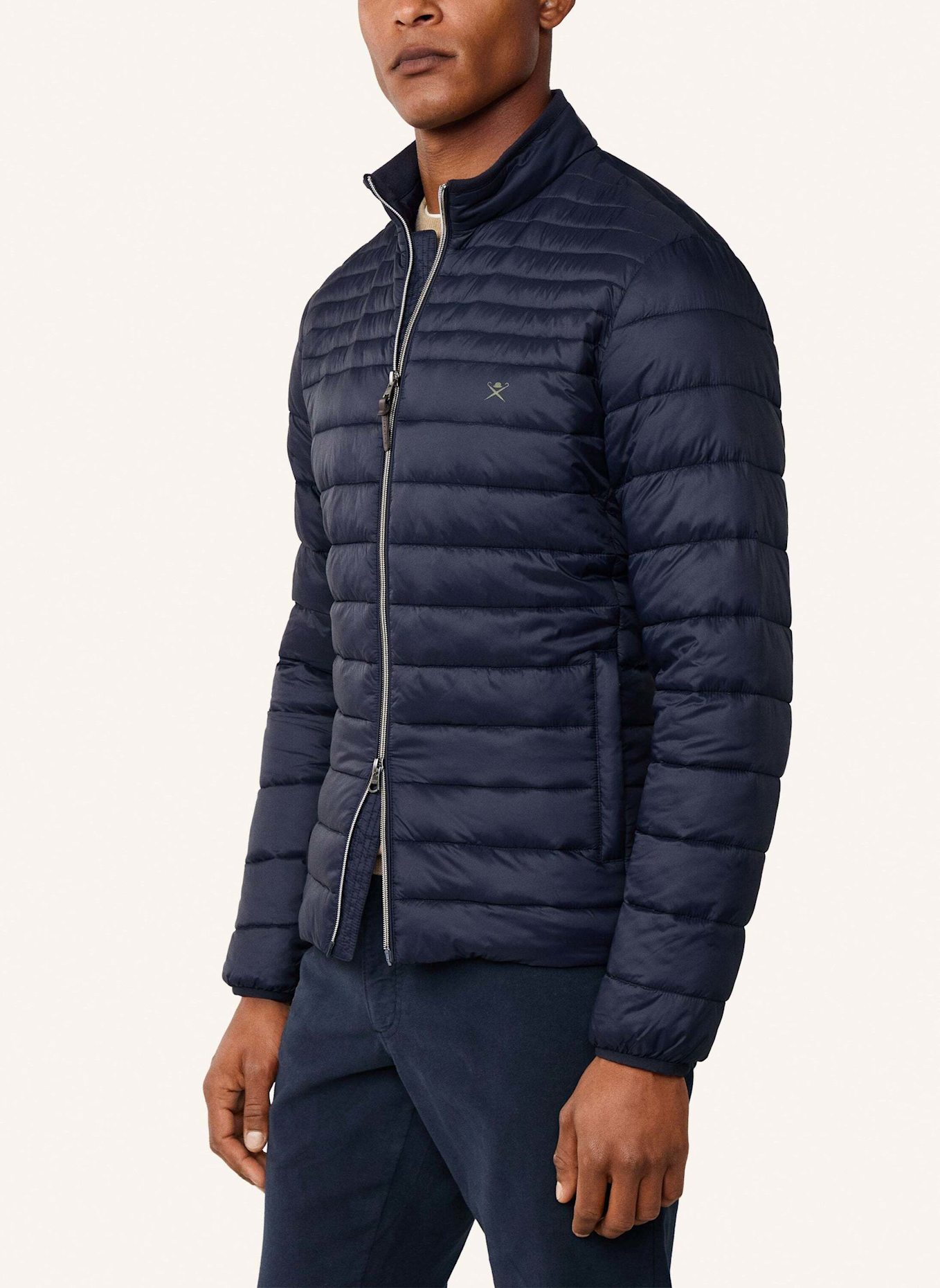 HACKETT LONDON Daunenjacke ULTRA LW MOTO: BLAU