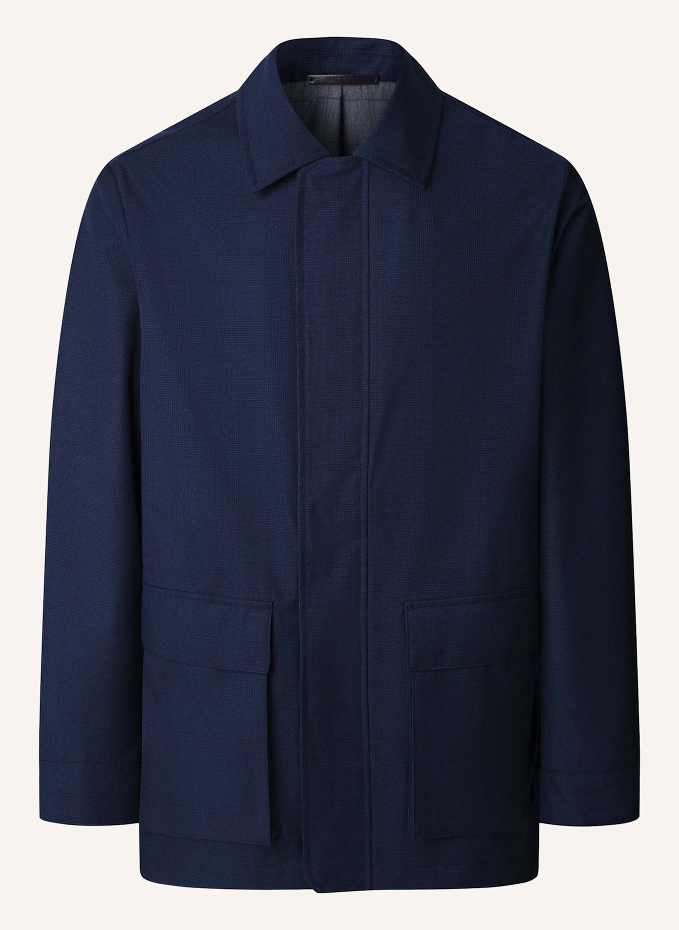 HACKETT LONDON Fieldjacket POW 2 PKT CARCOAT: DUNKELBLAU