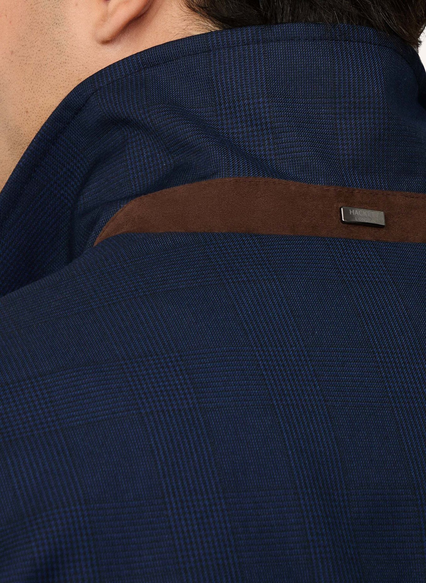 HACKETT LONDON Fieldjacket POW 2 PKT CARCOAT: DUNKELBLAU