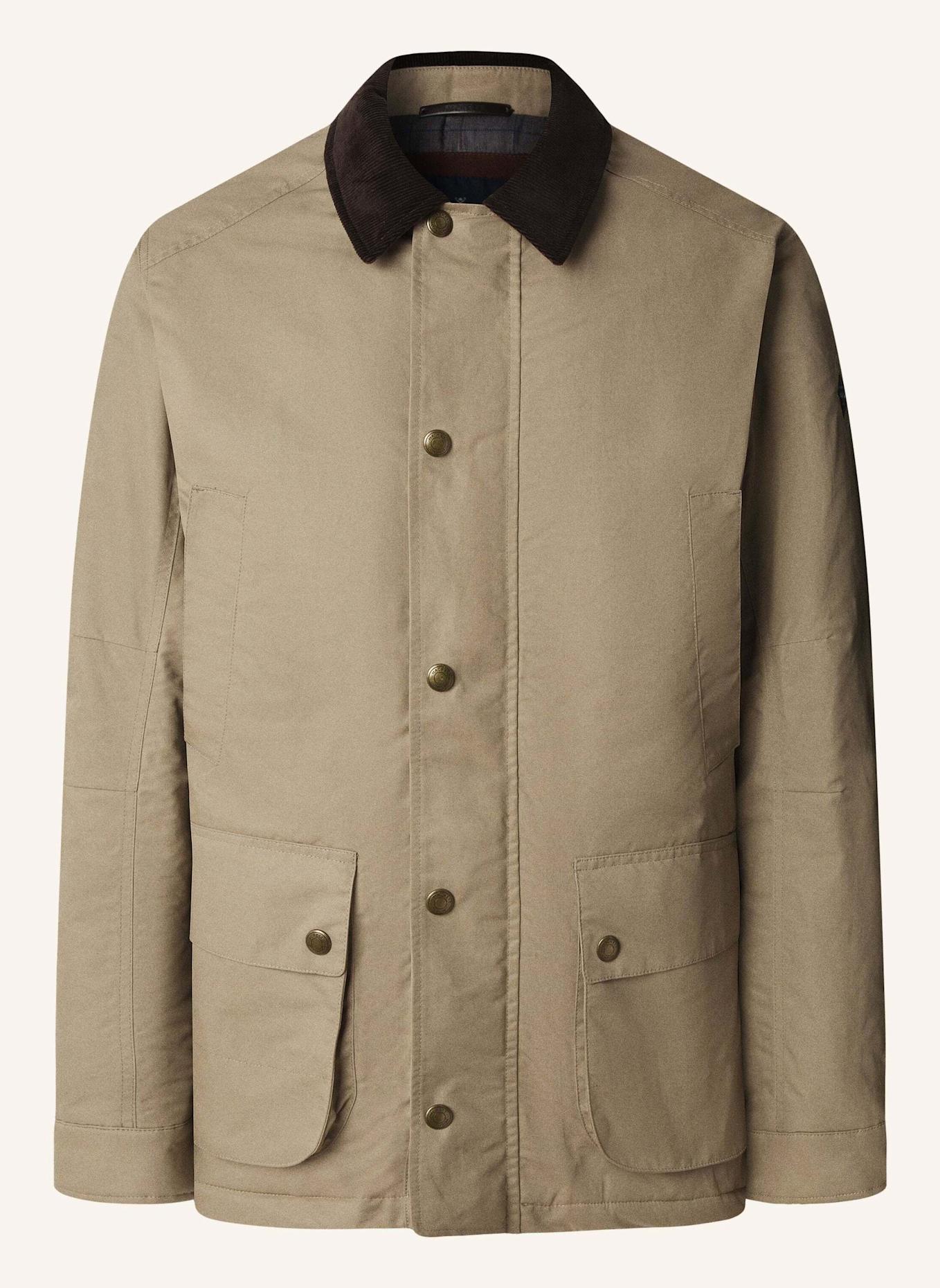 HACKETT LONDON Fieldjacket DRYWAX VELO: BEIGE