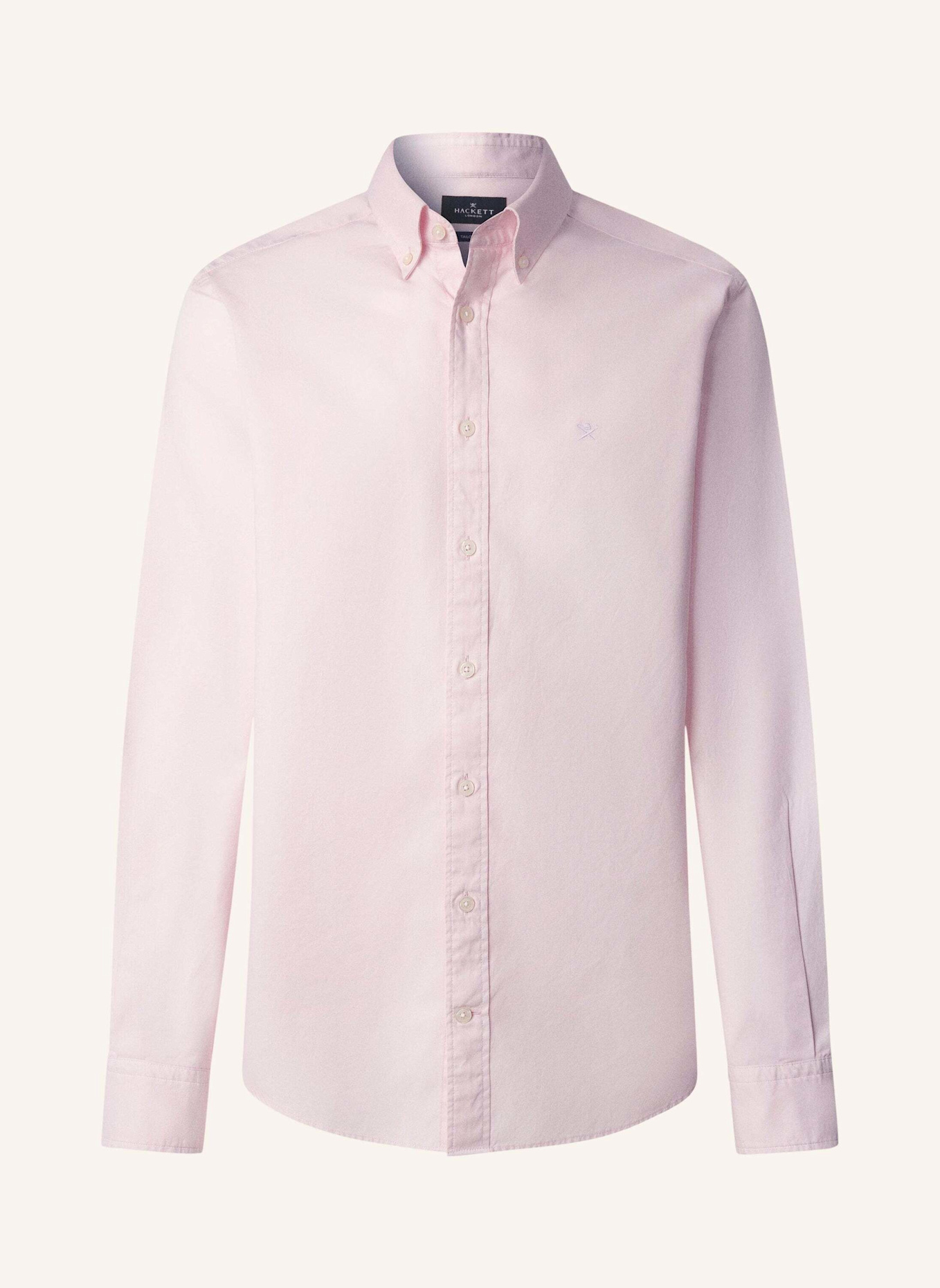 HACKETT LONDON Freizeithemd ESS GMT DYED OXFORD: ROSA