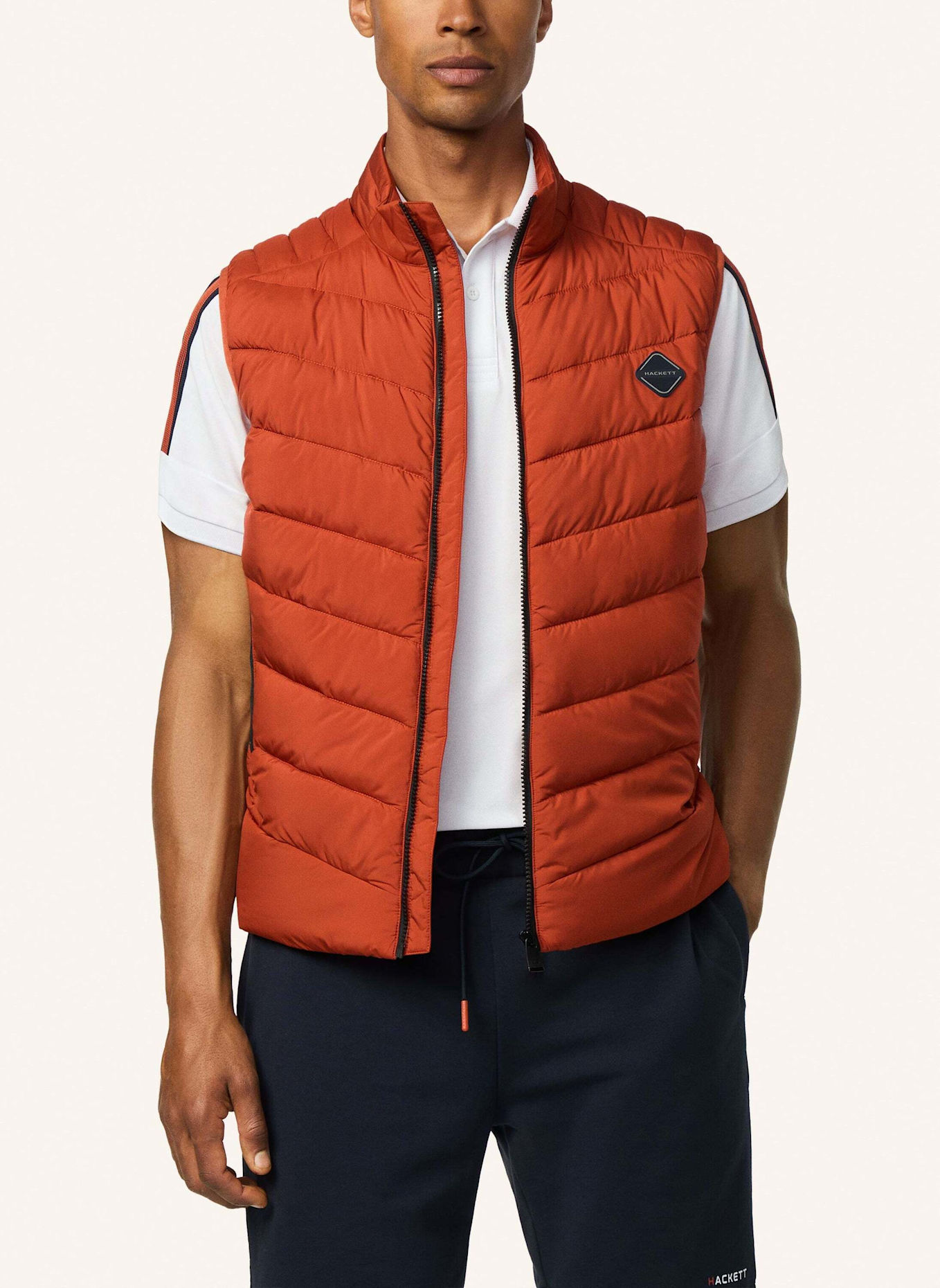 HACKETT LONDON Gilet HS  SONIC GILET: COGNAC
