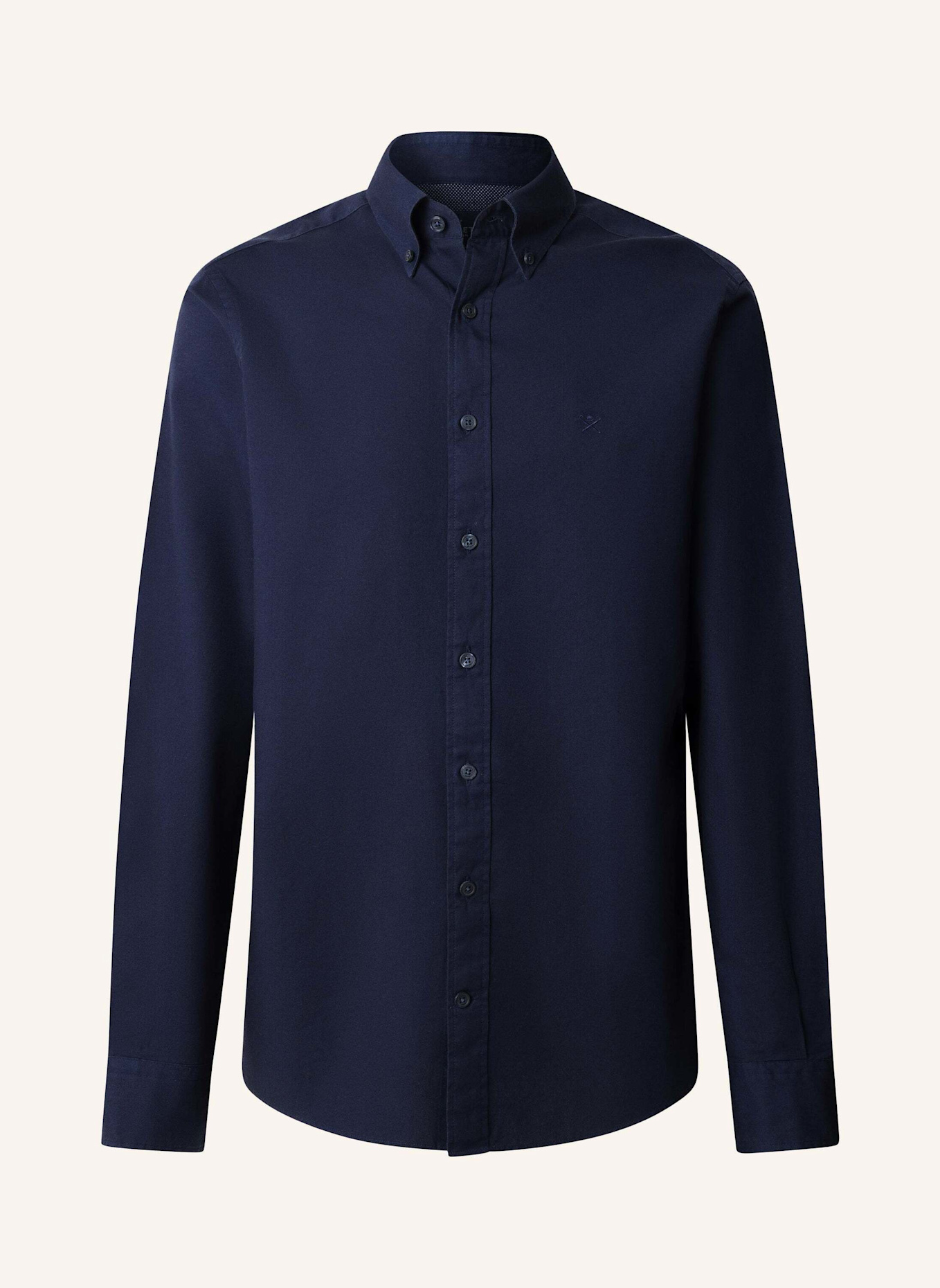 HACKETT LONDON Freizeithemd ESS GMT DYED OXFORD: BLAU