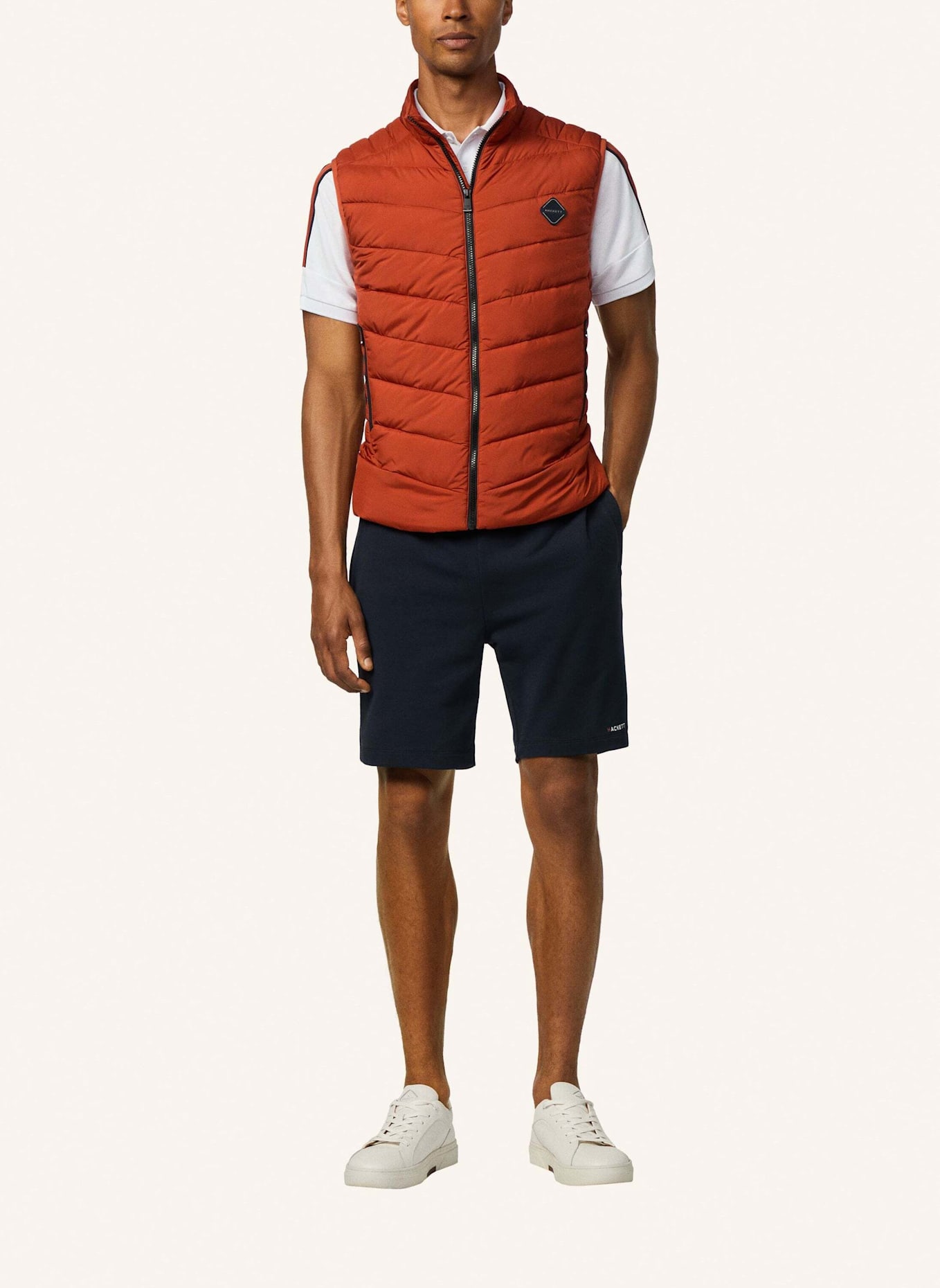 HACKETT LONDON Gilet HS  SONIC GILET: COGNAC