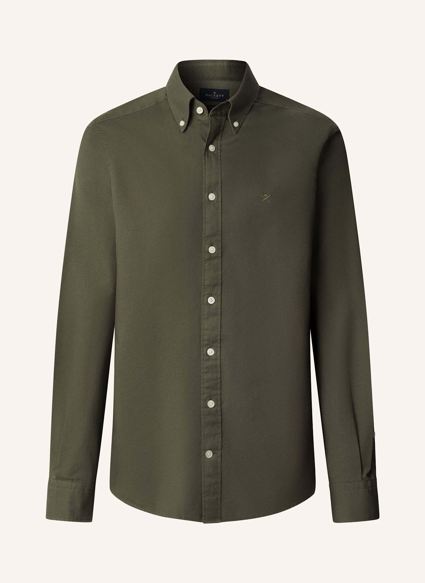 HACKETT LONDON Freizeithemd ESS GMT DYED OXFORD: GRÜN