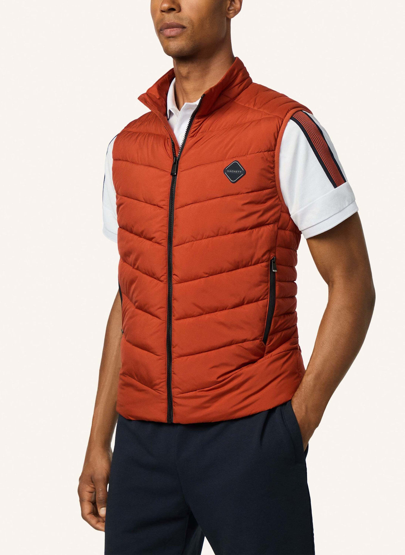 HACKETT LONDON Gilet HS  SONIC GILET: COGNAC