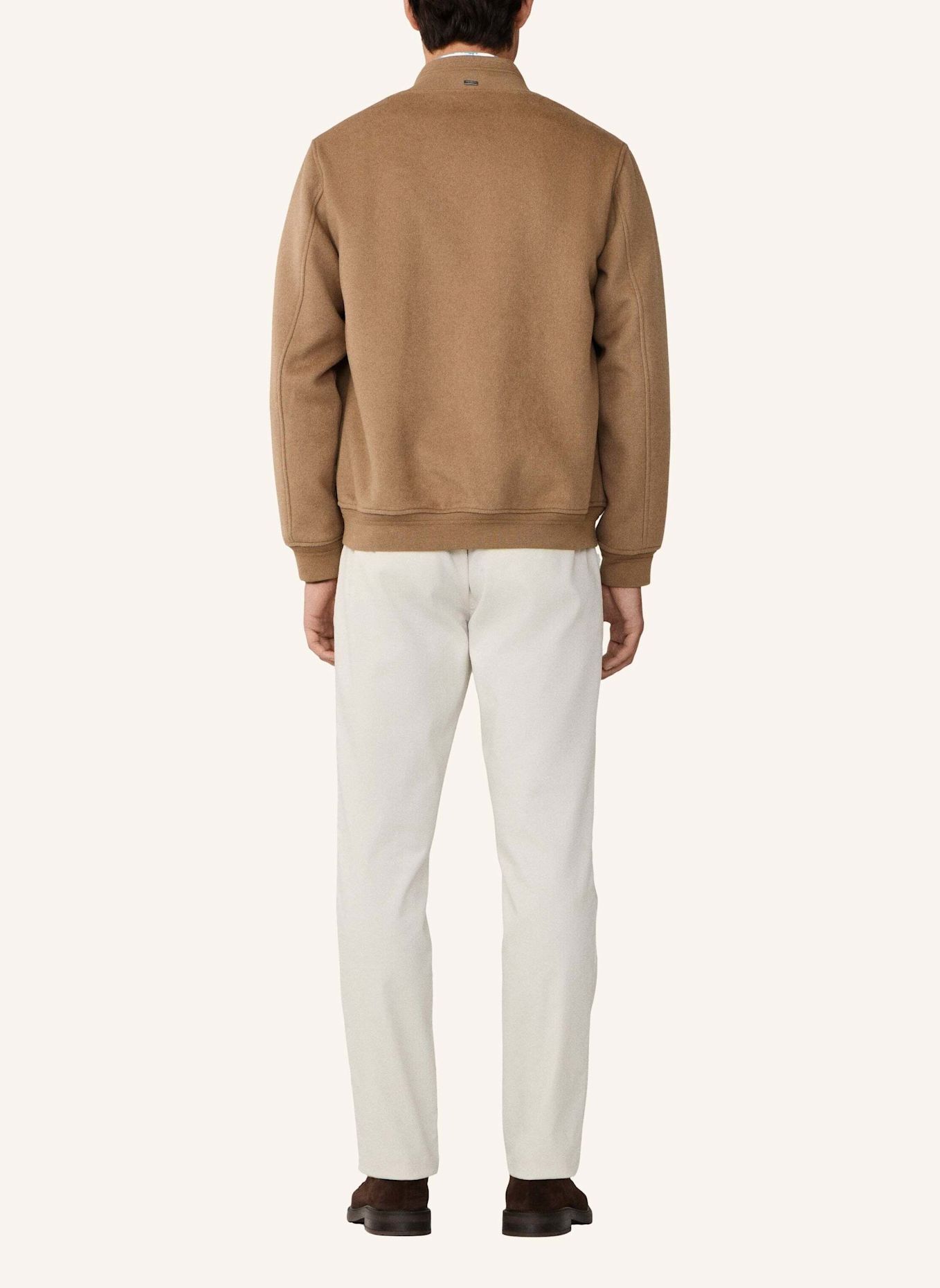 HACKETT LONDON Regenjacke WOOL BOMBER: CAMEL