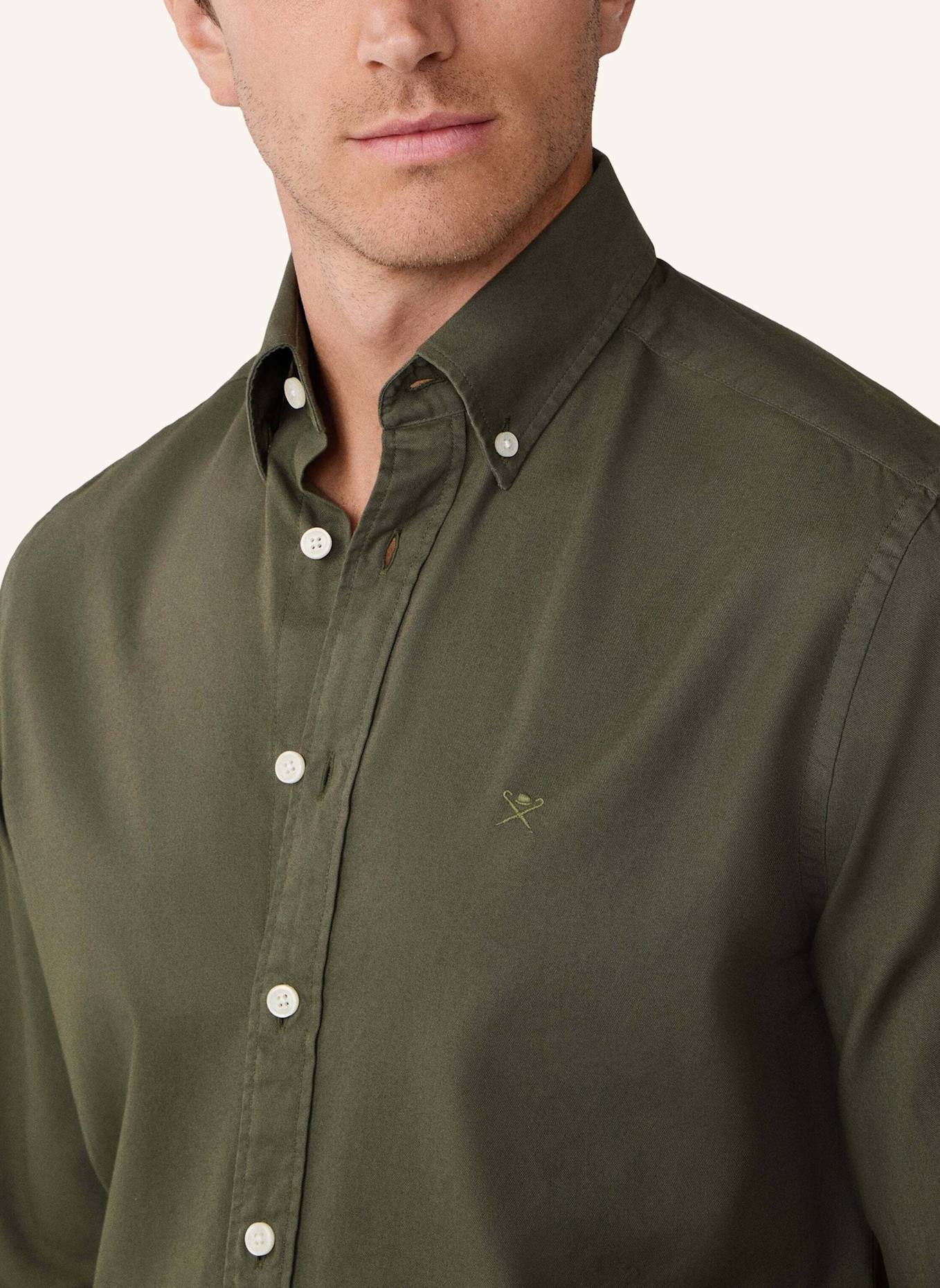 HACKETT LONDON Freizeithemd ESS GMT DYED OXFORD: GRÜN