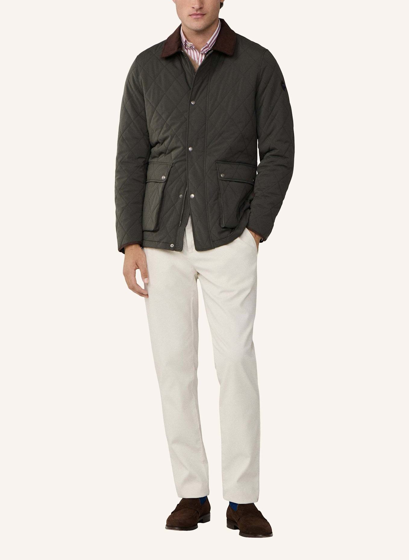 HACKETT LONDON Fieldjacket QUILTED JKT: DUNKELGRÜN