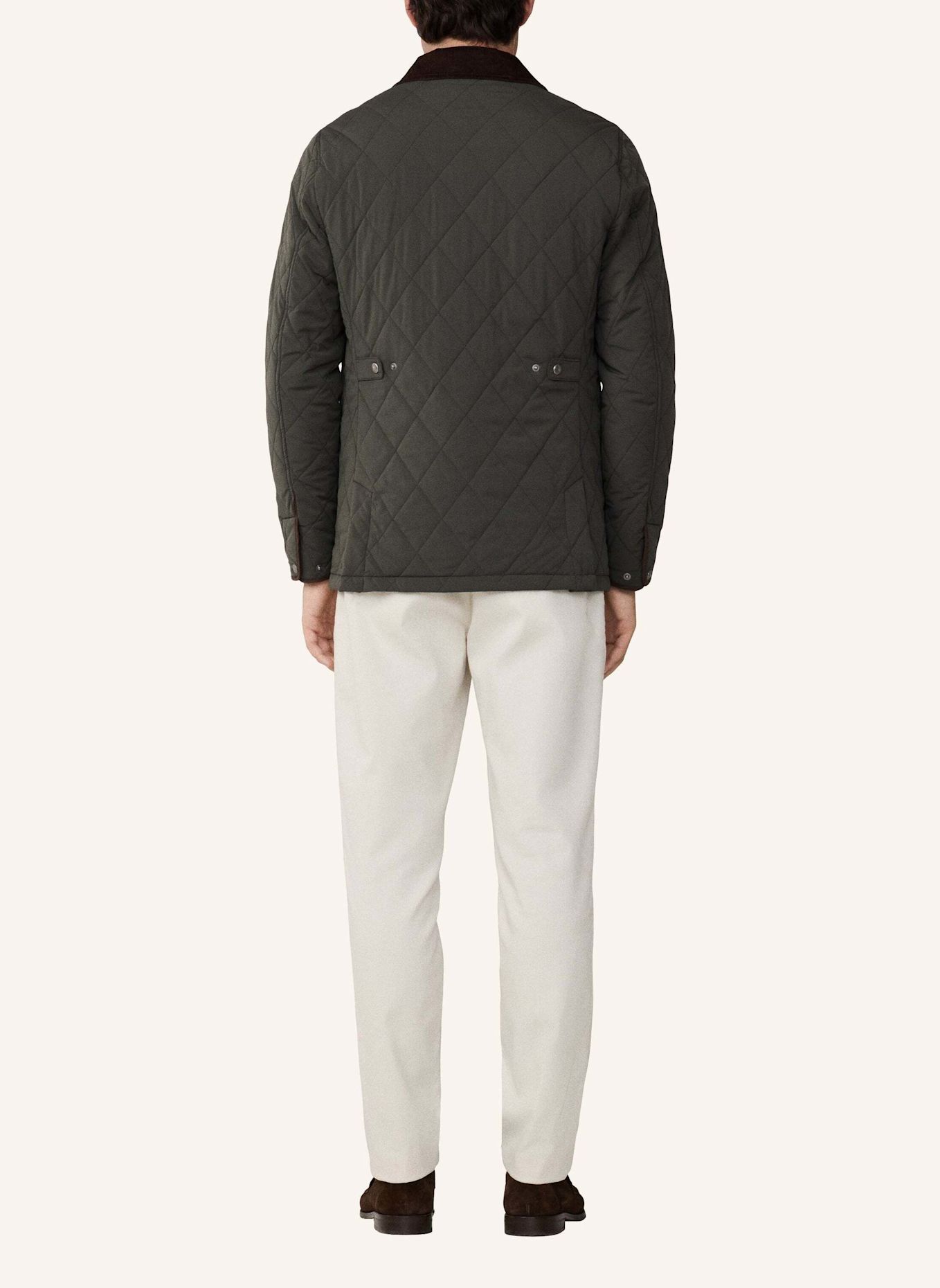 HACKETT LONDON Fieldjacket QUILTED JKT: DUNKELGRÜN