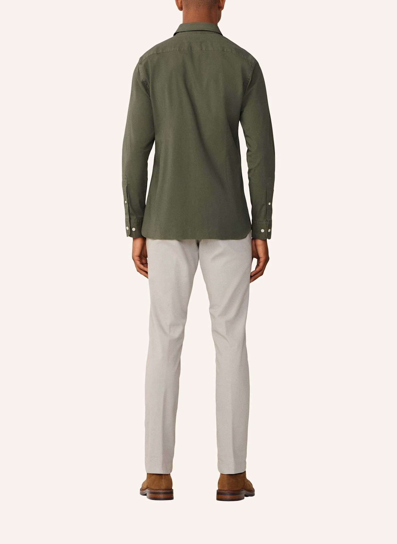 HACKETT LONDON Freizeithemd ESS STRETCH POP: GRÜN