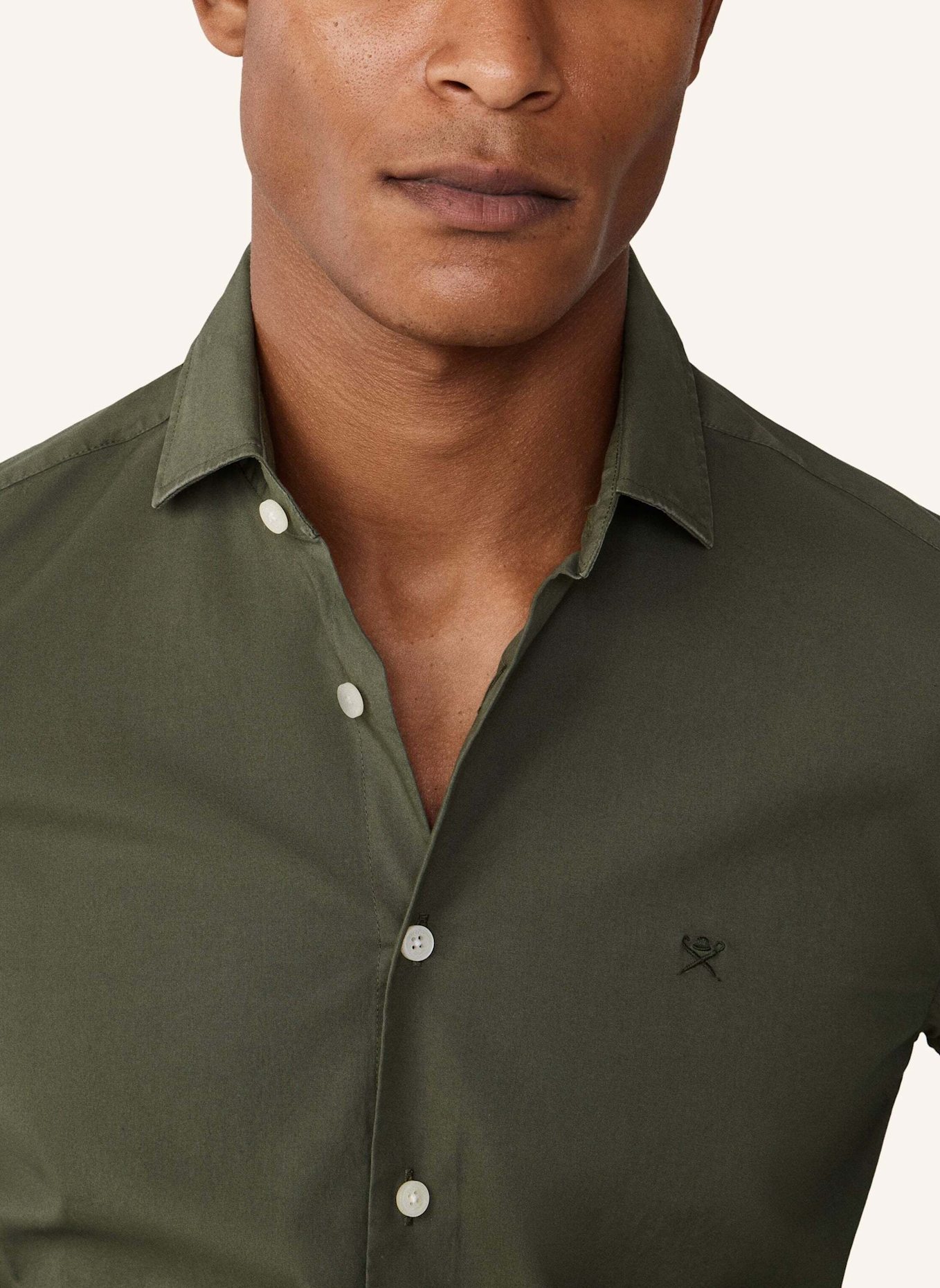 HACKETT LONDON Freizeithemd ESS STRETCH POP: GRÜN