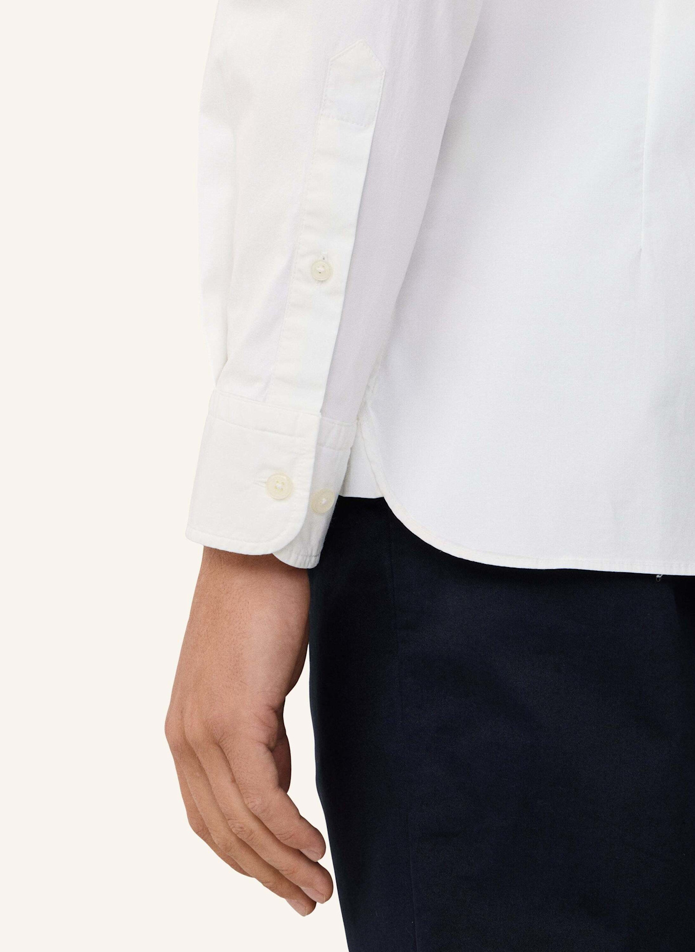 HACKETT LONDON Freizeithemd ESS STRETCH POP: WEISS