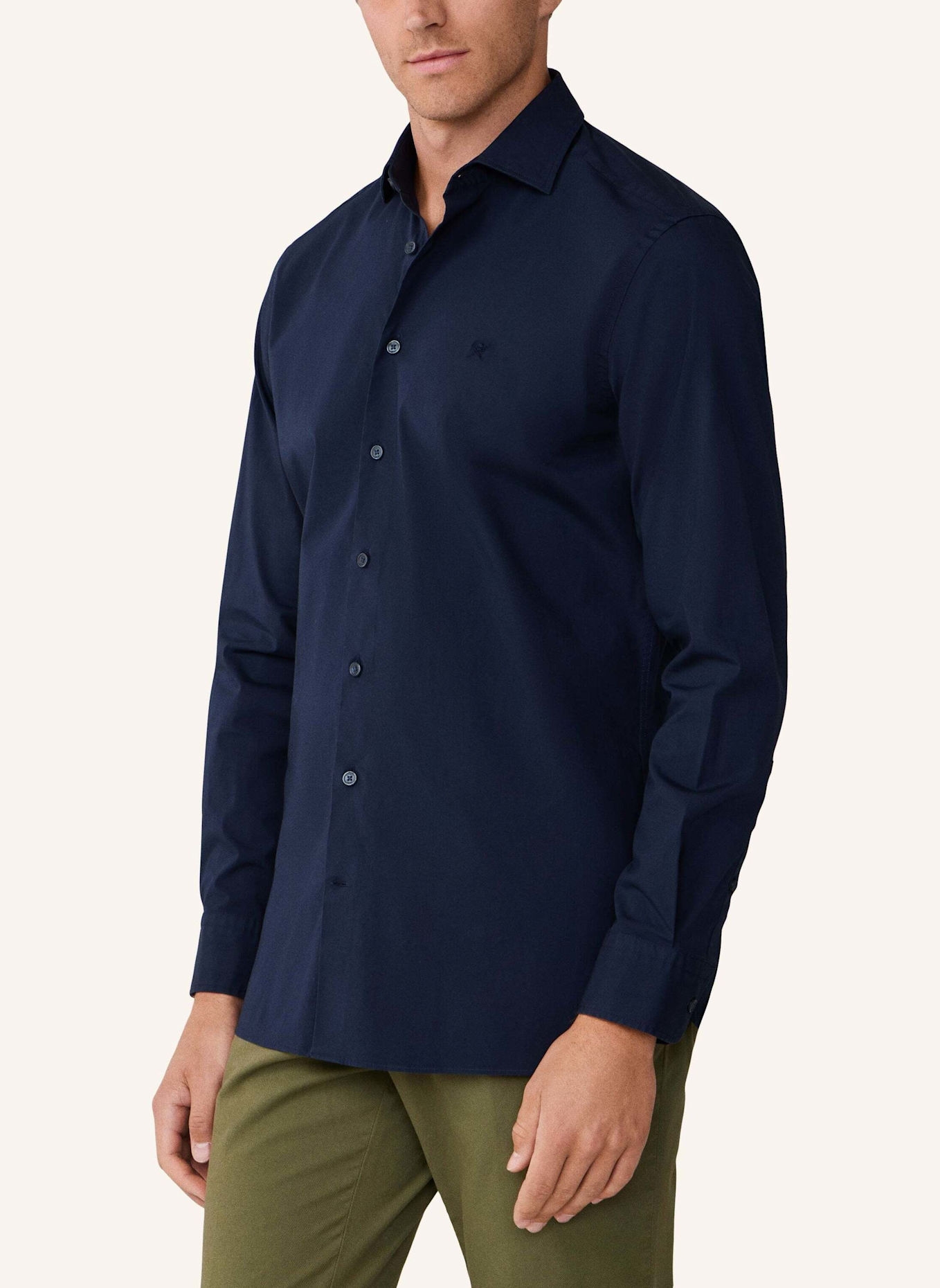 HACKETT LONDON Freizeithemd ESS STRETCH POP: BLAU