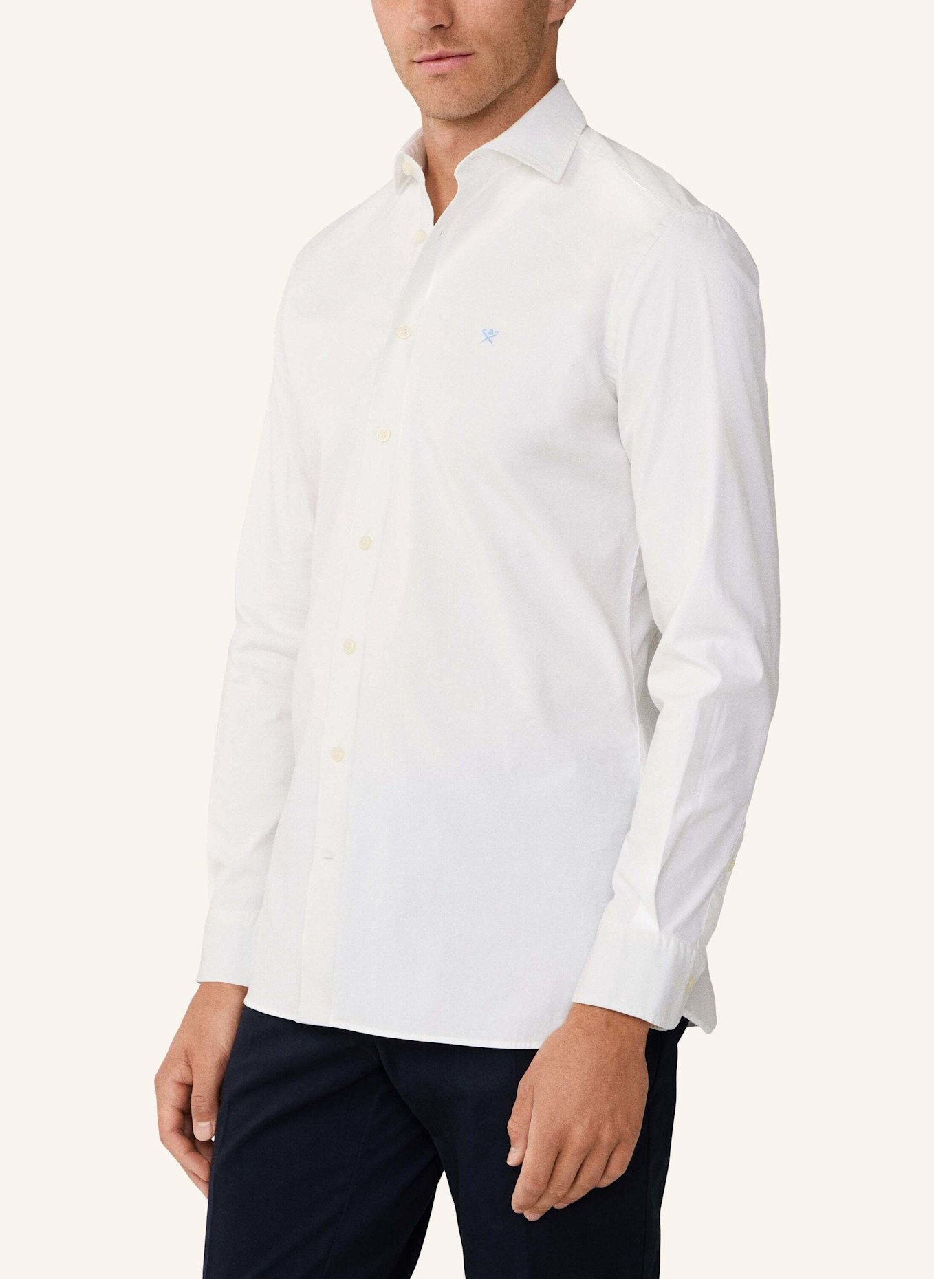 HACKETT LONDON Freizeithemd ESS STRETCH POP: WEISS
