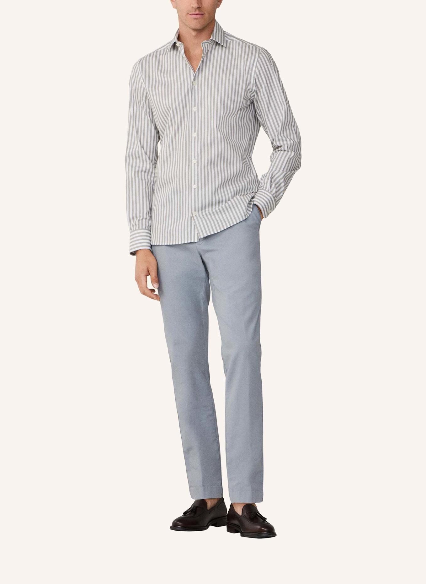 HACKETT LONDON Freizeithemd MELANGE STRIPE: GRÜN