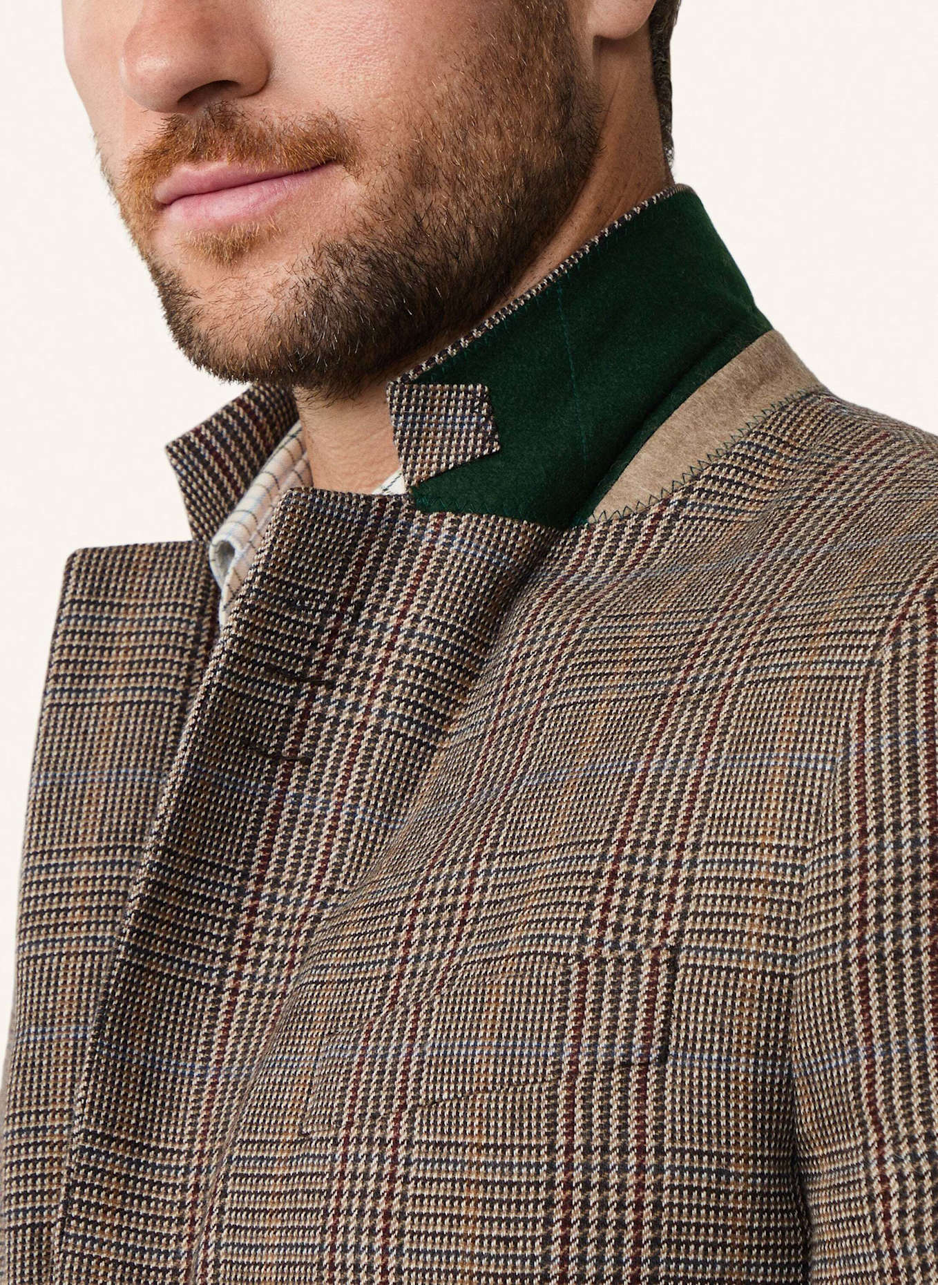 HACKETT LONDON Sakko COUNTRY CHECK CC: BRAUN