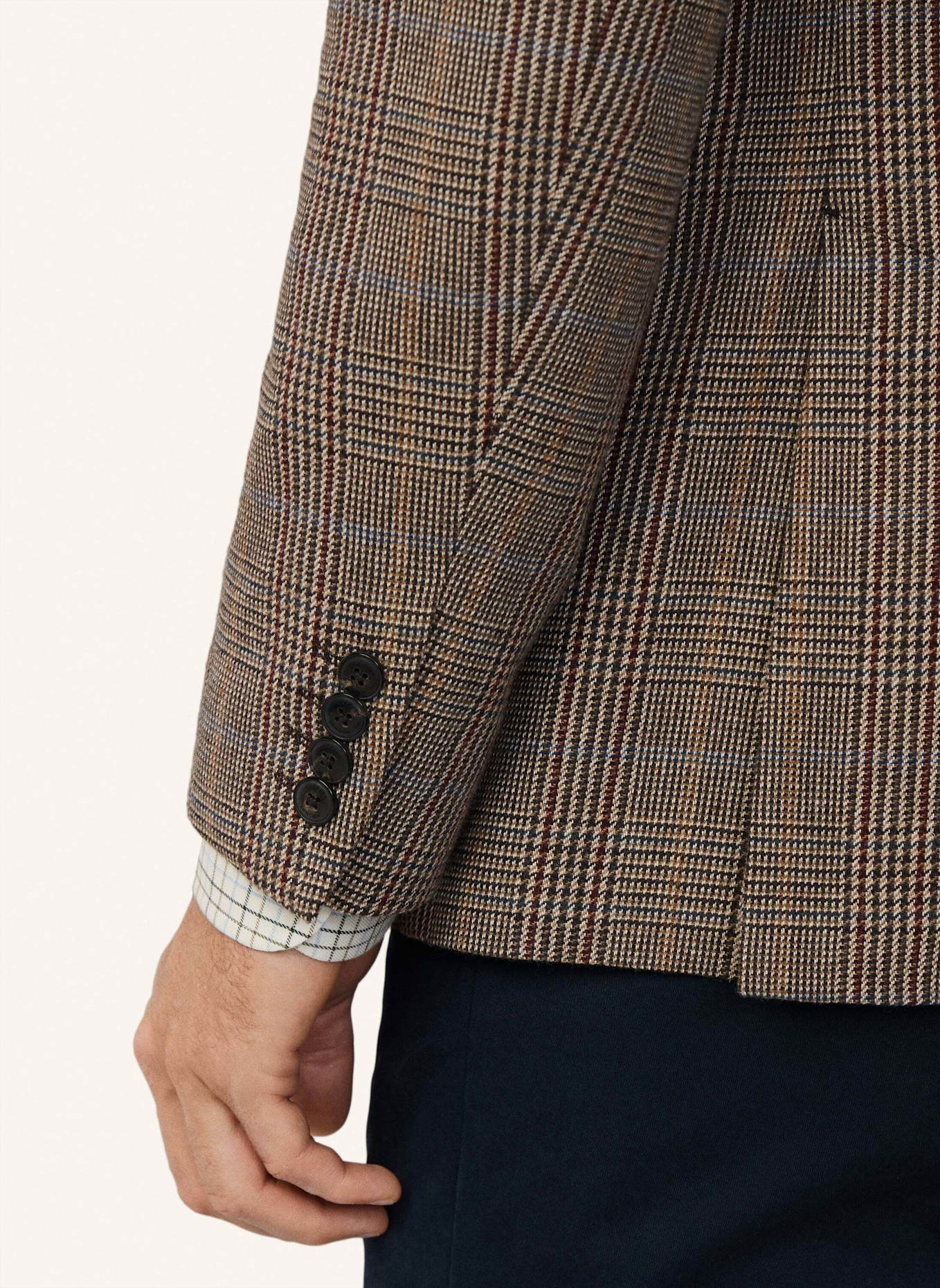 HACKETT LONDON Sakko COUNTRY CHECK CC: BRAUN
