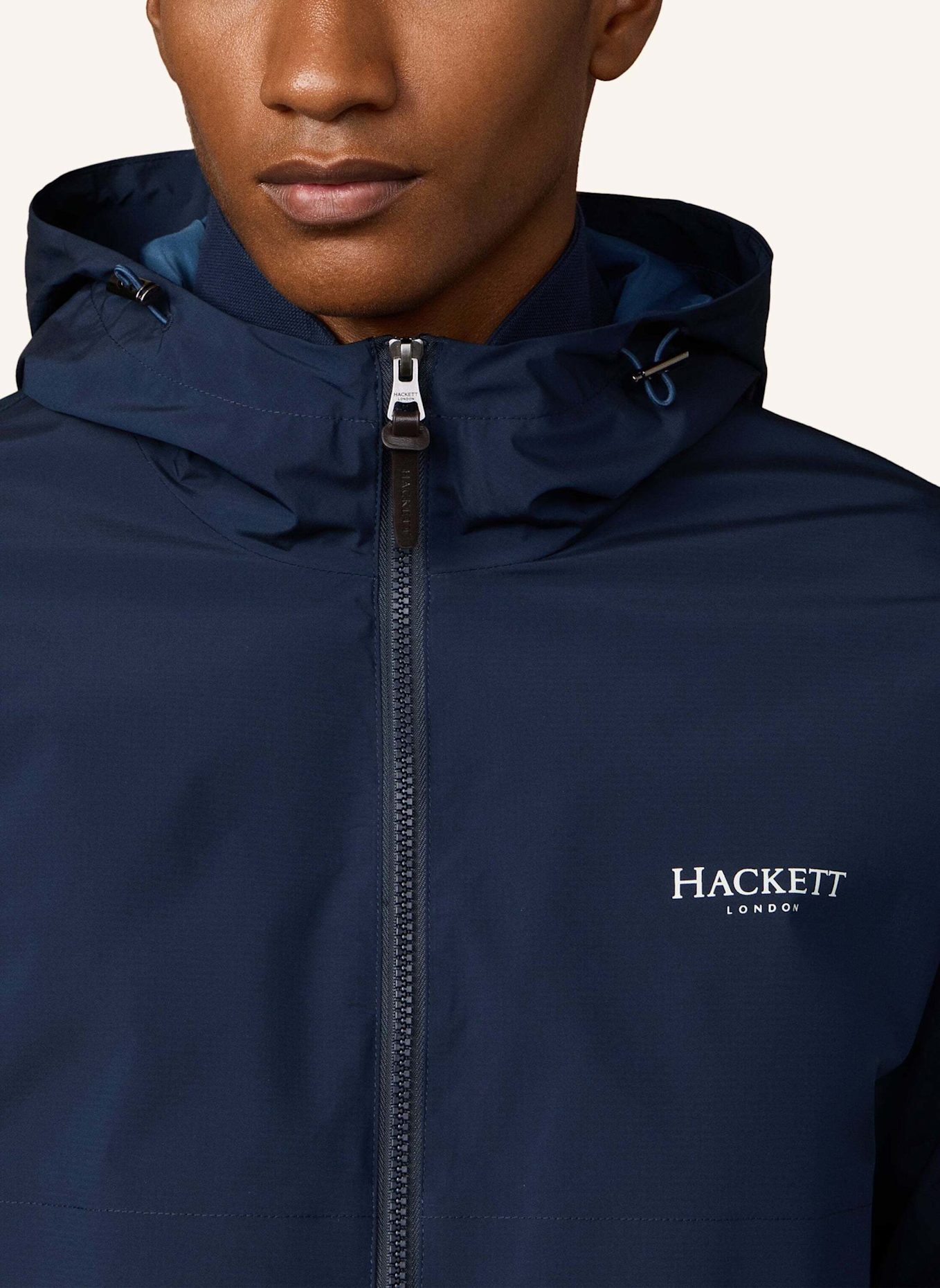HACKETT LONDON Fieldjacket HERITAGE ANORAK: DUNKELBLAU