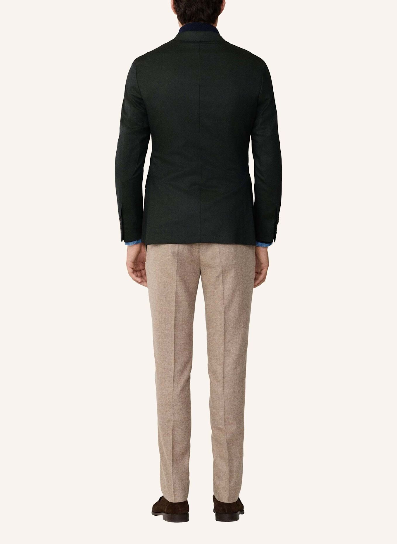 HACKETT LONDON Blazer PERFORMANCE FLANNEL: DUNKELGRÜN