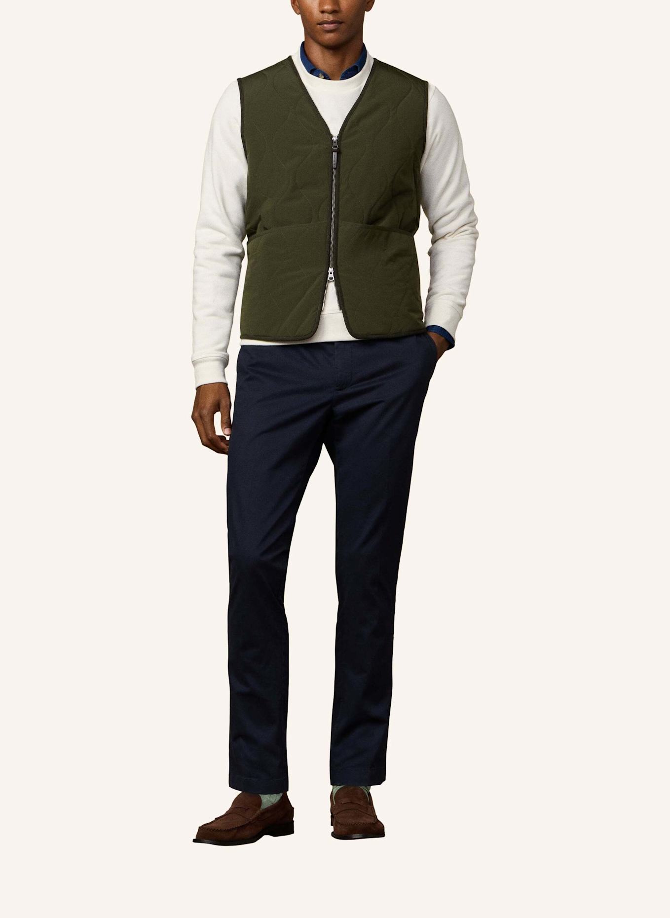 HACKETT LONDON Gilet H TRAIL VEST: GRÜN
