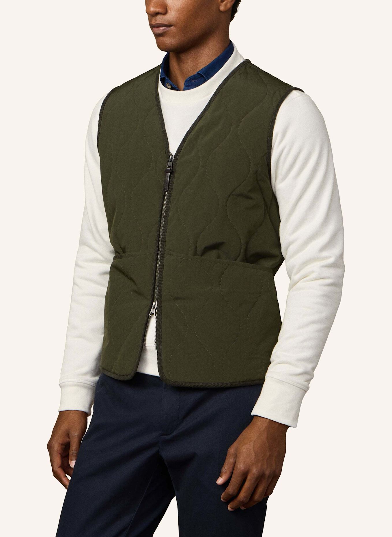 HACKETT LONDON Gilet H TRAIL VEST: GRÜN