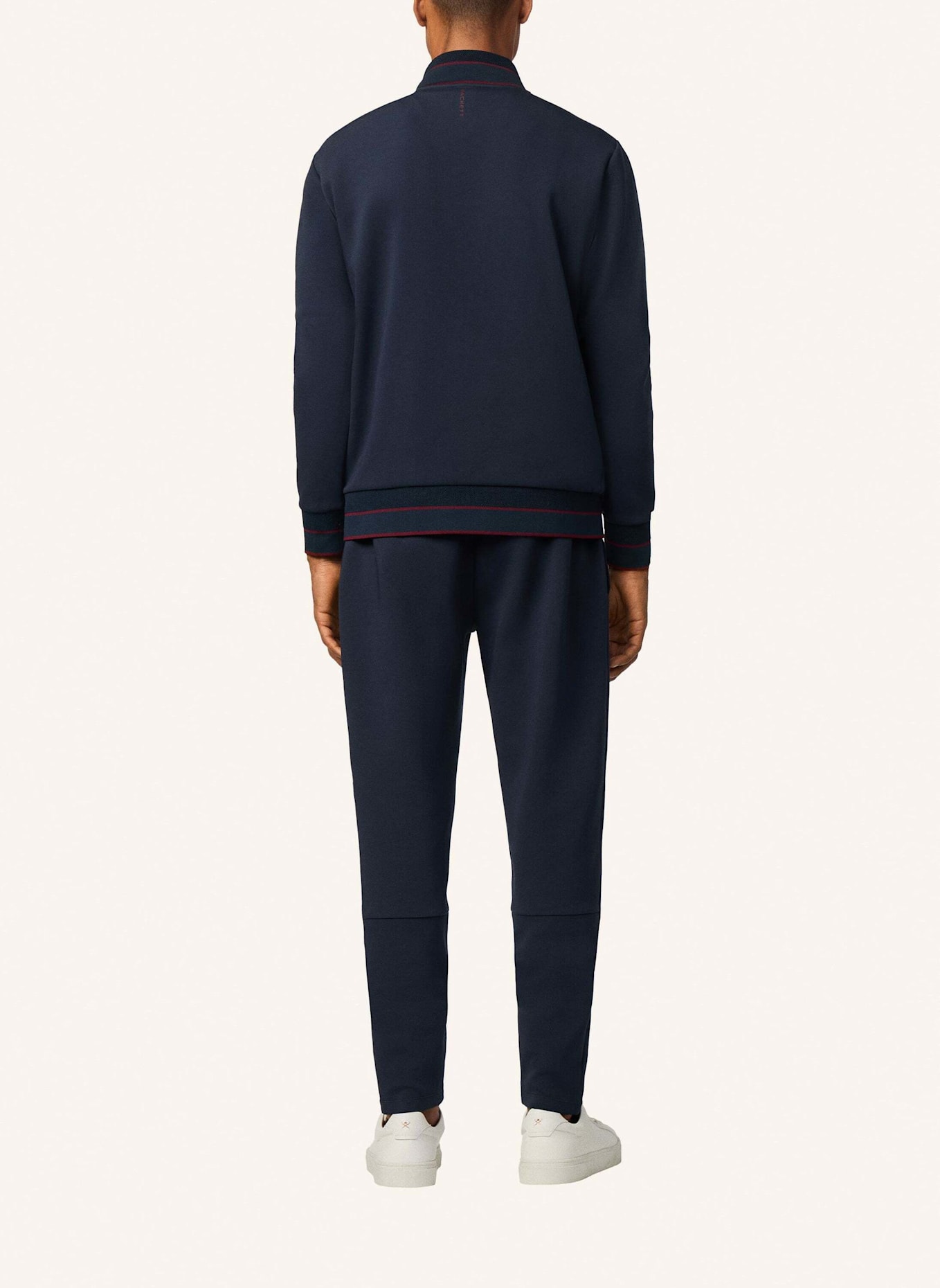 HACKETT LONDON Hoodiejacke HS MANOR TRACK FZ: DUNKELBLAU