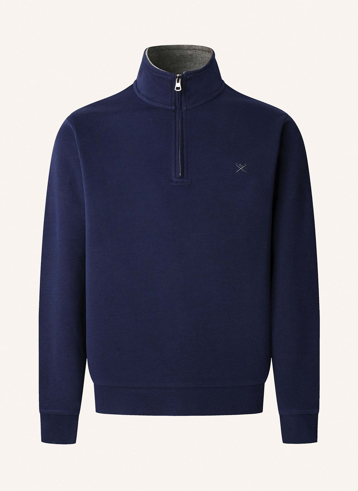 HACKETT LONDON Sweatshirt NEW DOUBLE KNIT HZ: BLAU