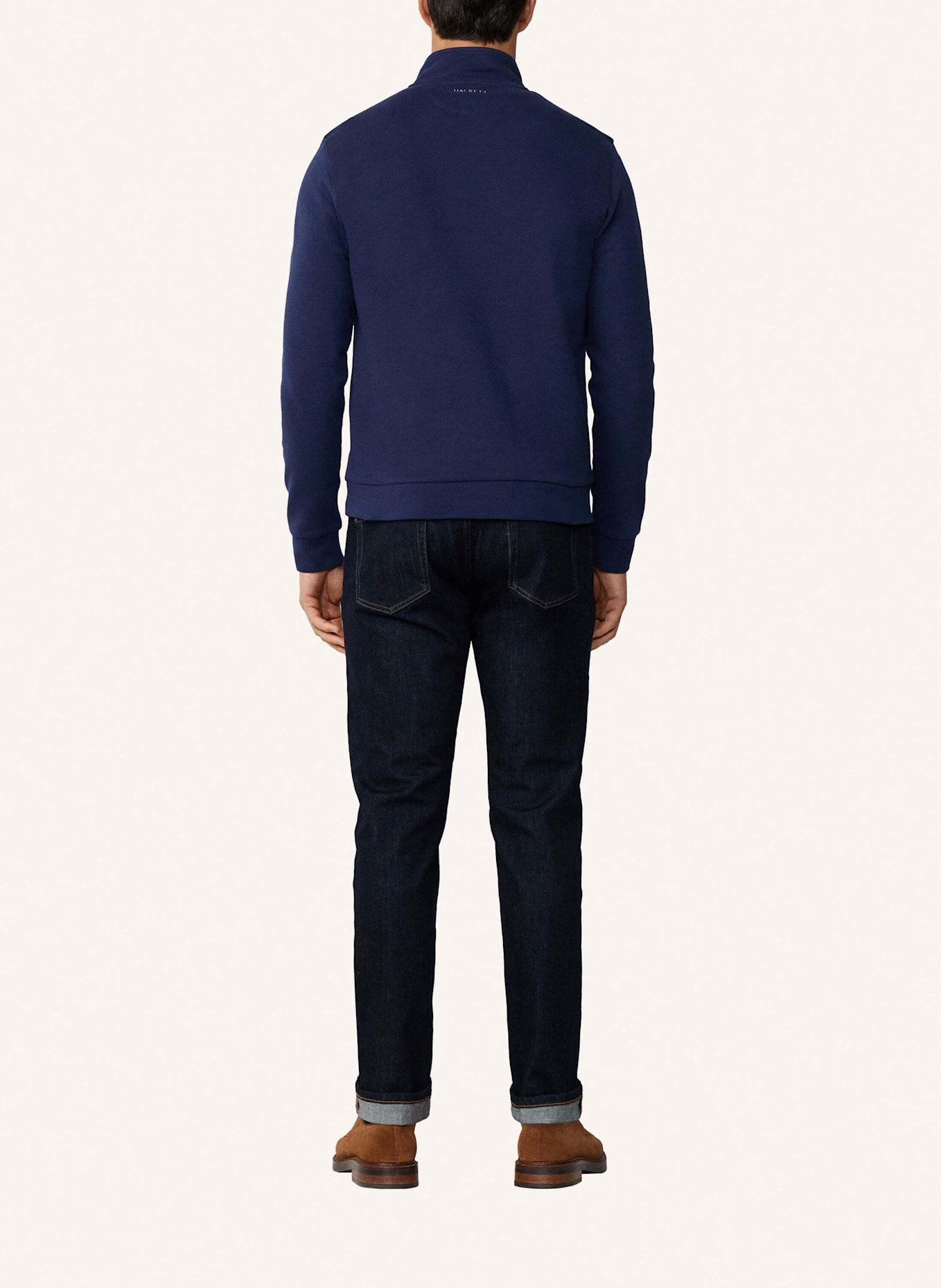HACKETT LONDON Sweatshirt NEW DOUBLE KNIT HZ: BLAU