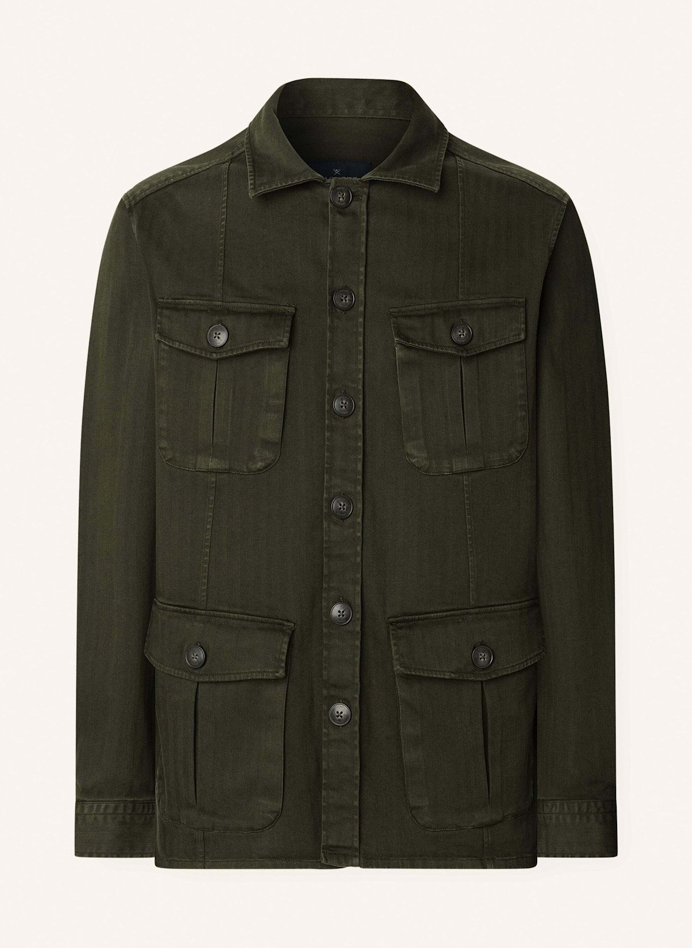HACKETT LONDON Fliegerjacke GMD 4 PKT OVERSHIRT: GRÜN