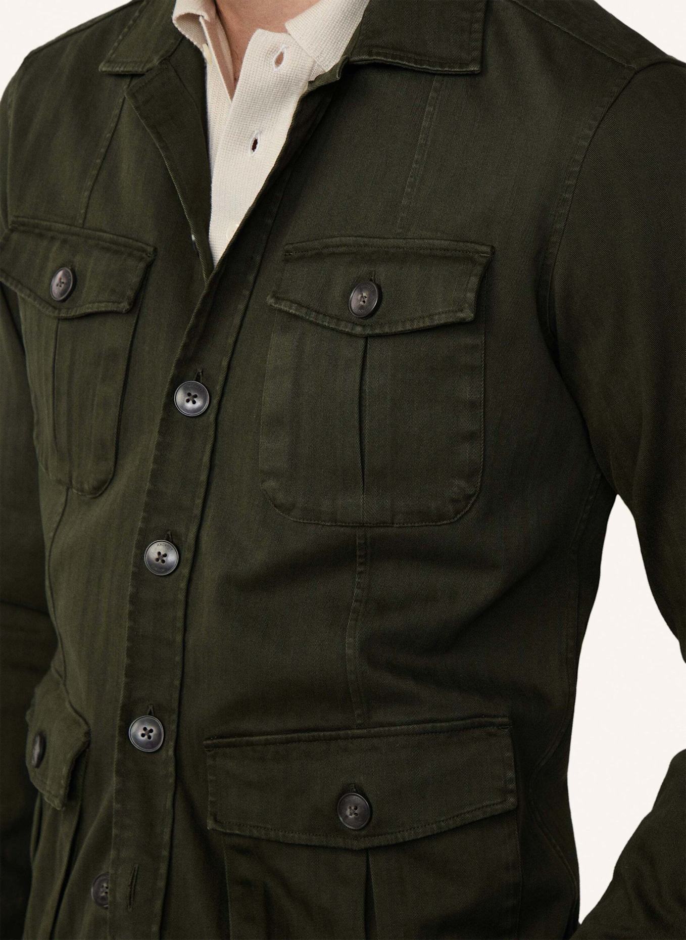 HACKETT LONDON Fliegerjacke GMD 4 PKT OVERSHIRT: GRÜN