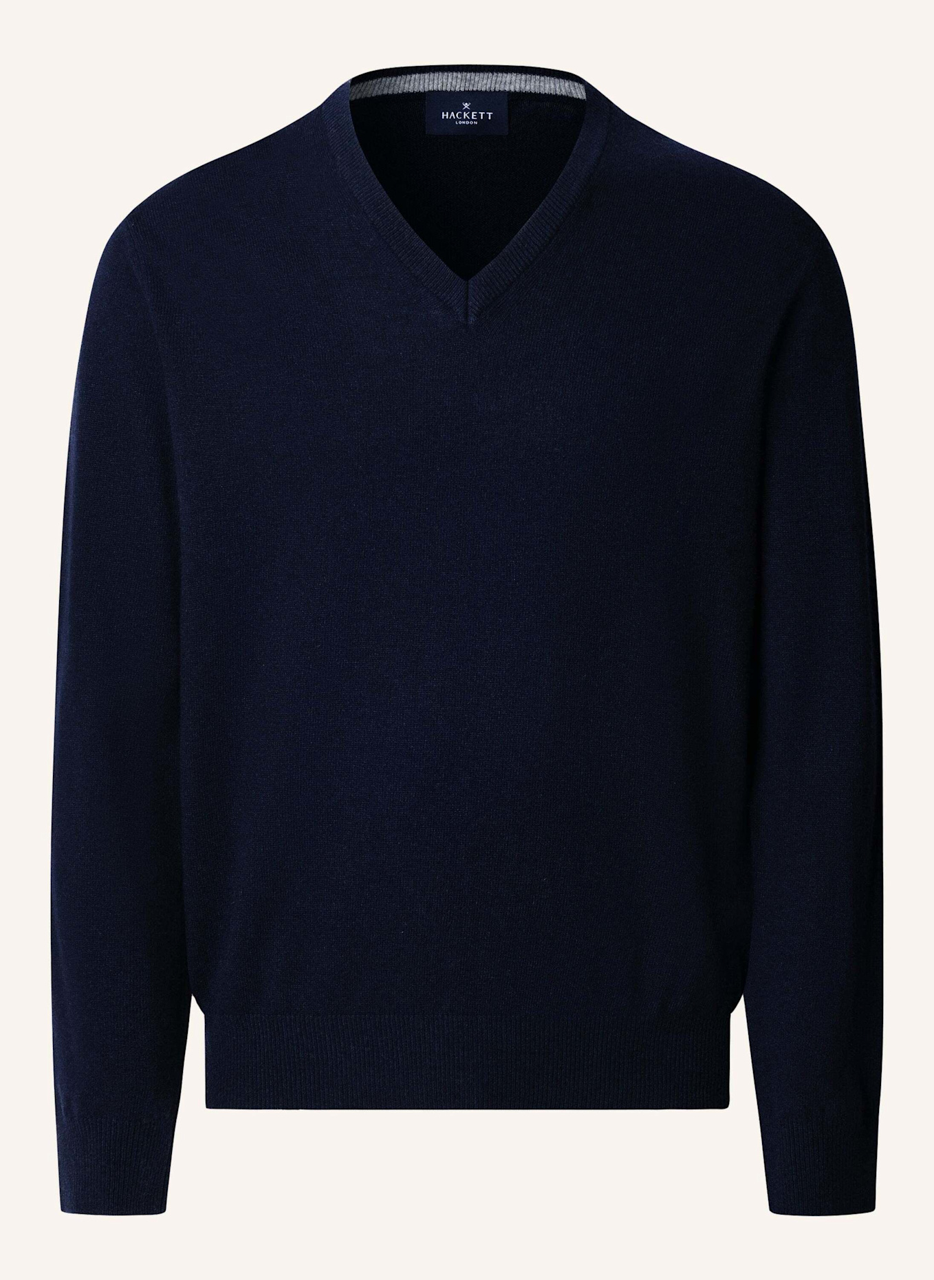 HACKETT LONDON Pullover MERINO CASH MIX V: BLAU