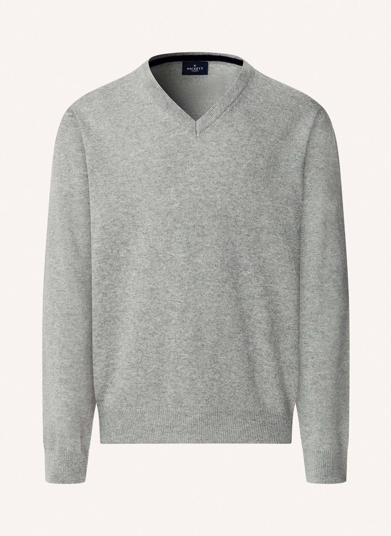 HACKETT LONDON Pullover MERINO CASH MIX V: GRAU