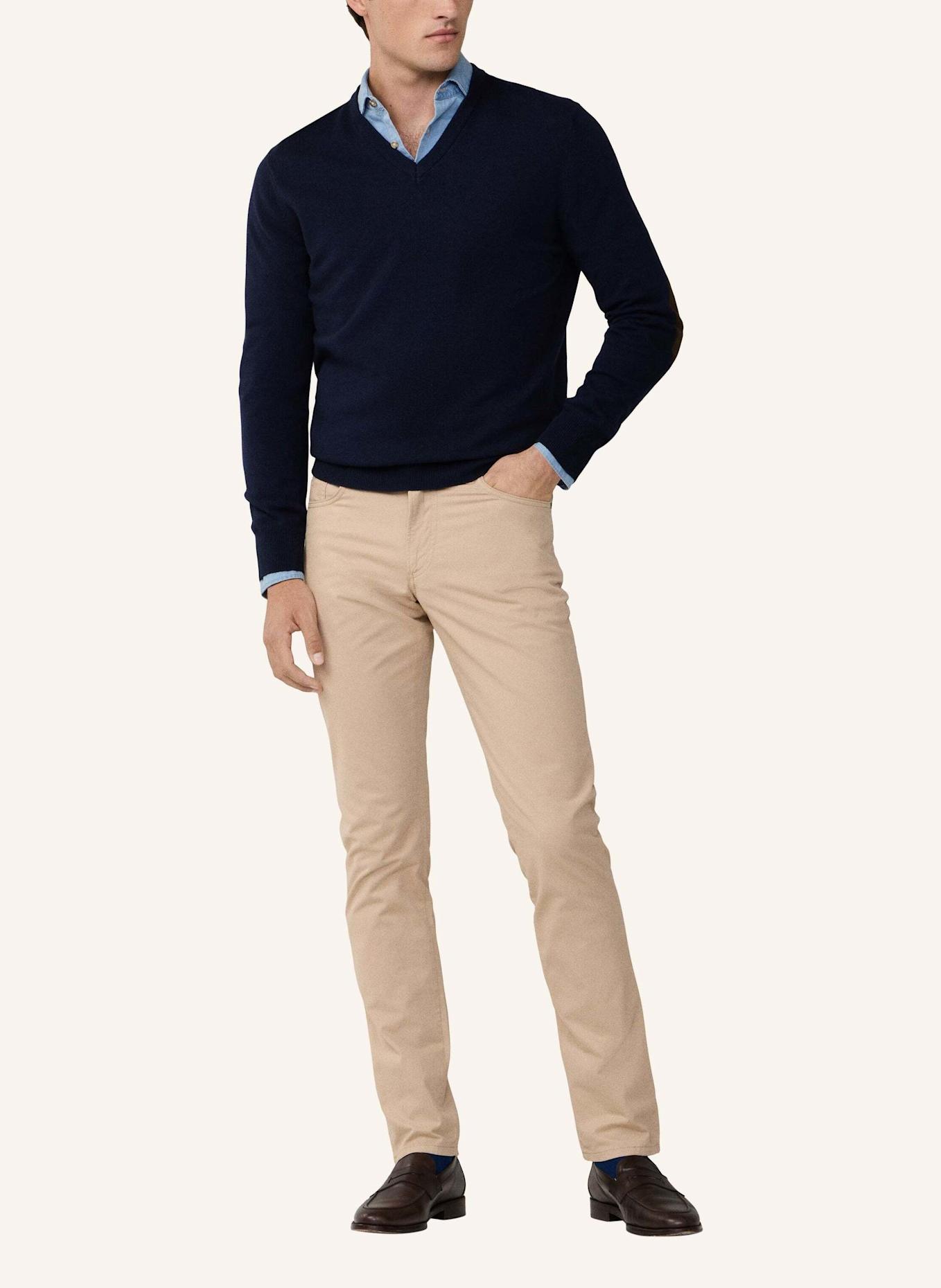 HACKETT LONDON Pullover MERINO CASH MIX V: BLAU