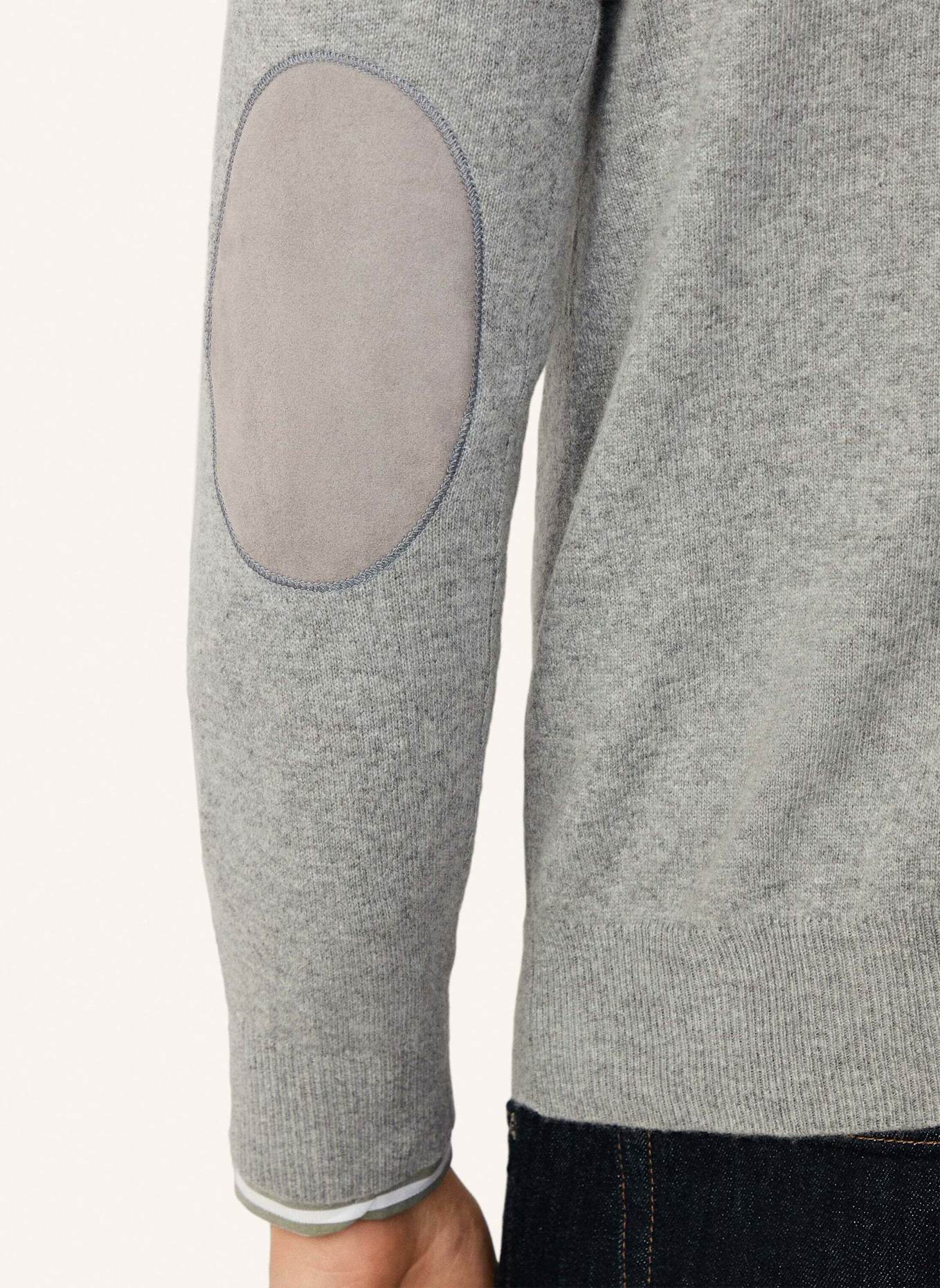 HACKETT LONDON Pullover MERINO CASH MIX V: GRAU