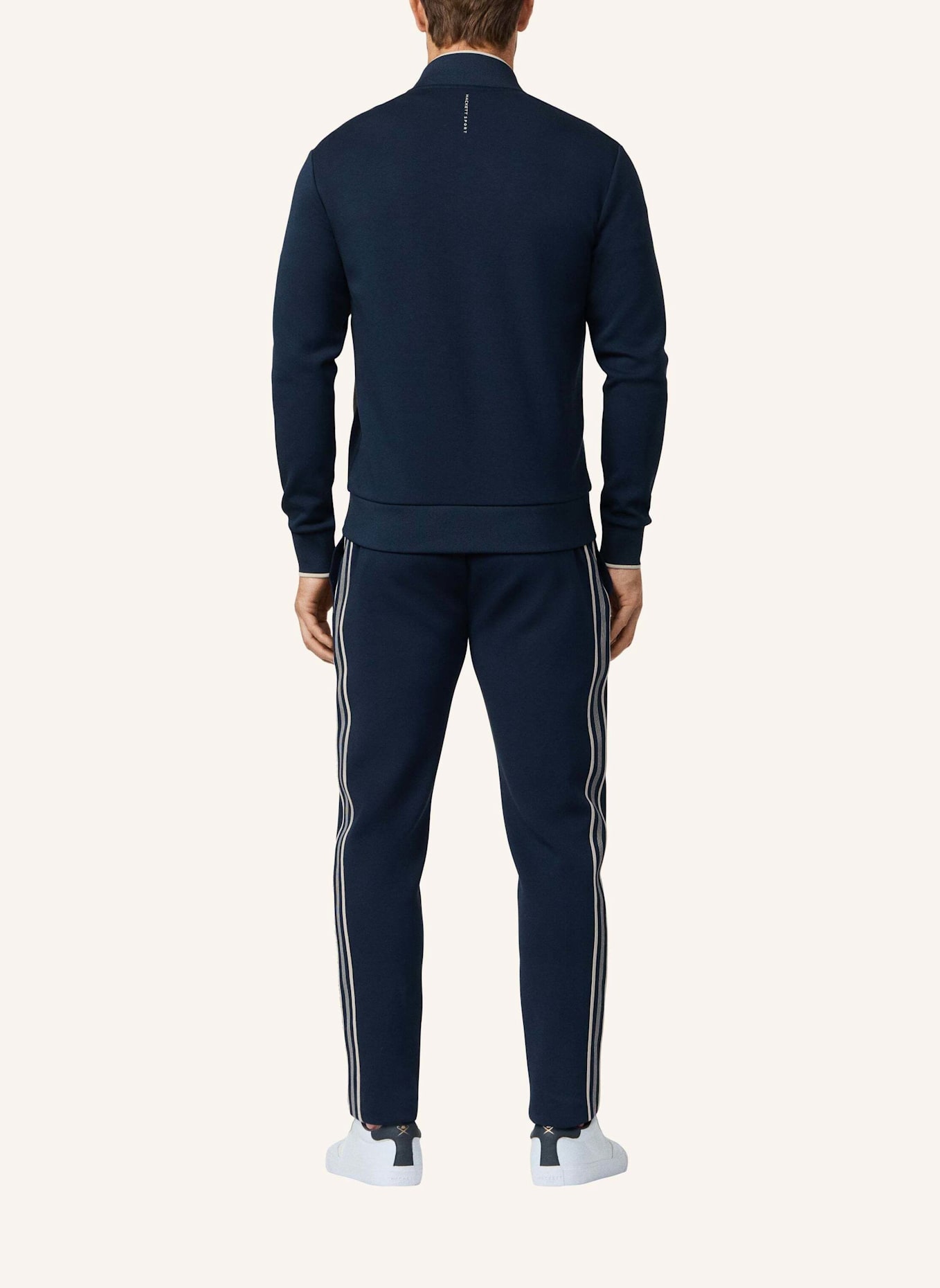 HACKETT LONDON Hoodiejacke HS QUILT BOMBER FZ: DUNKELBLAU