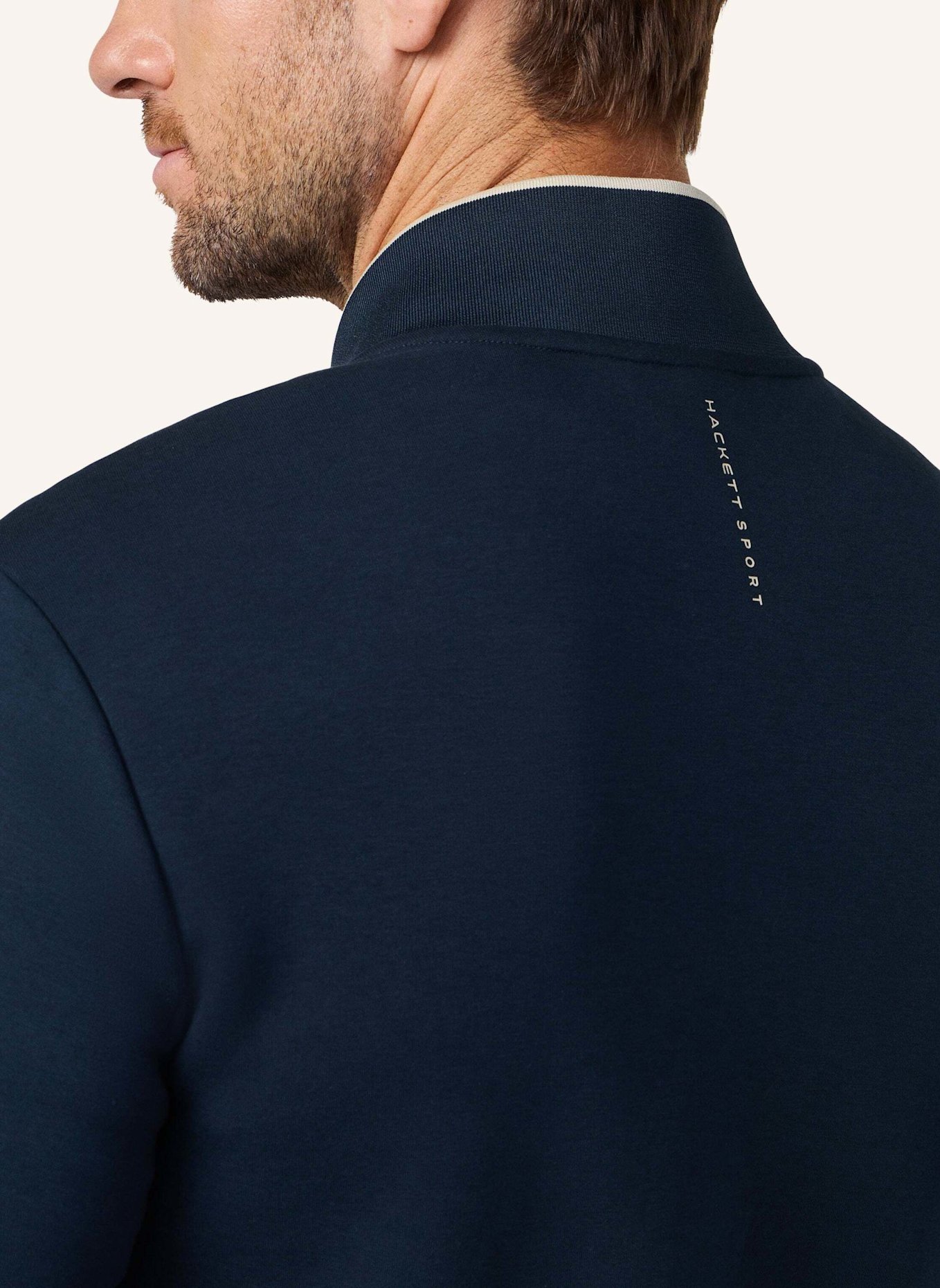 HACKETT LONDON Hoodiejacke HS QUILT BOMBER FZ: DUNKELBLAU