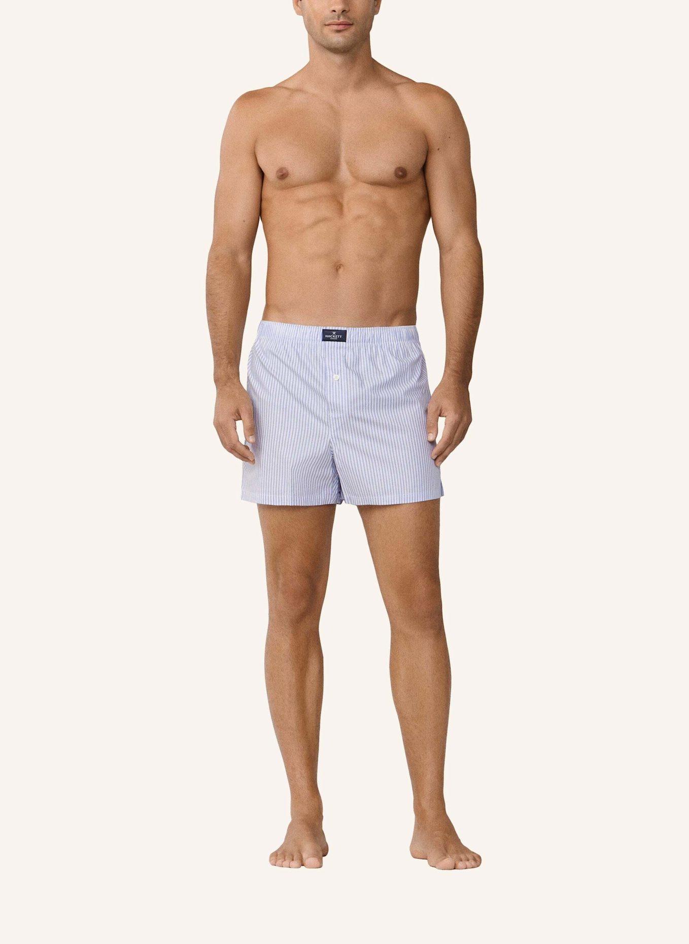 HACKETT LONDON Boxershort STRIPES BOXER 2P: LILA