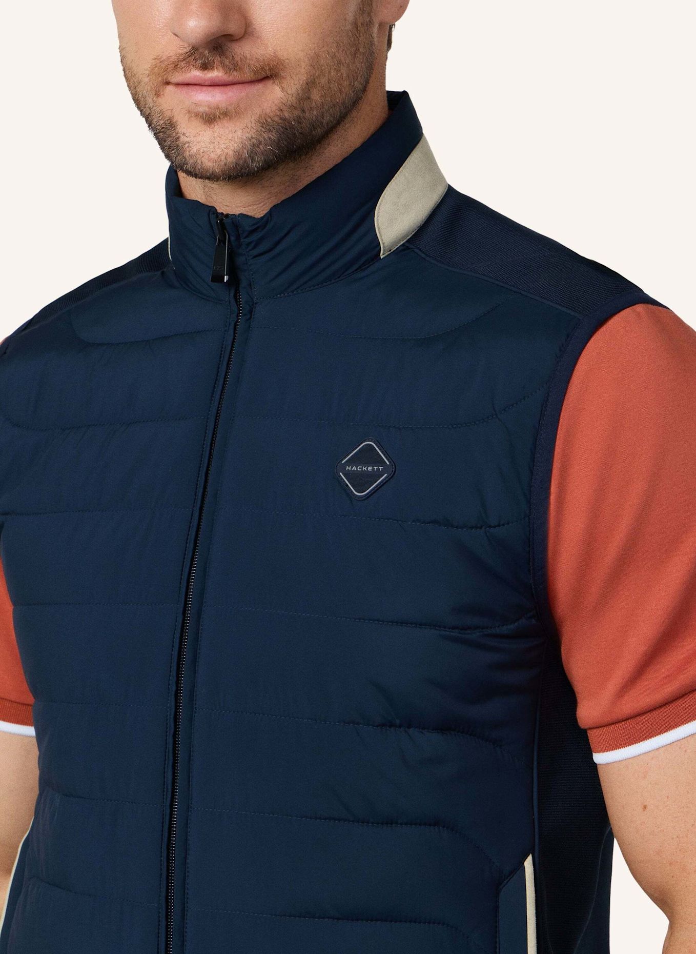 HACKETT LONDON Gilet HS ESTATE GILET: DUNKELBLAU