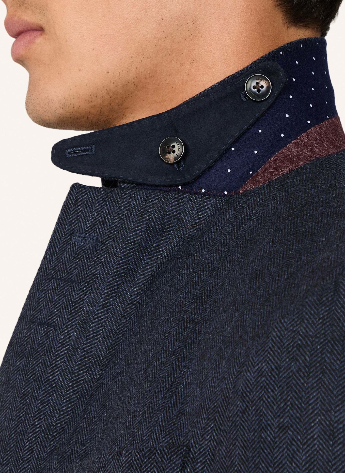 HACKETT LONDON Blazer WOOL HBONE JKT: BLAU