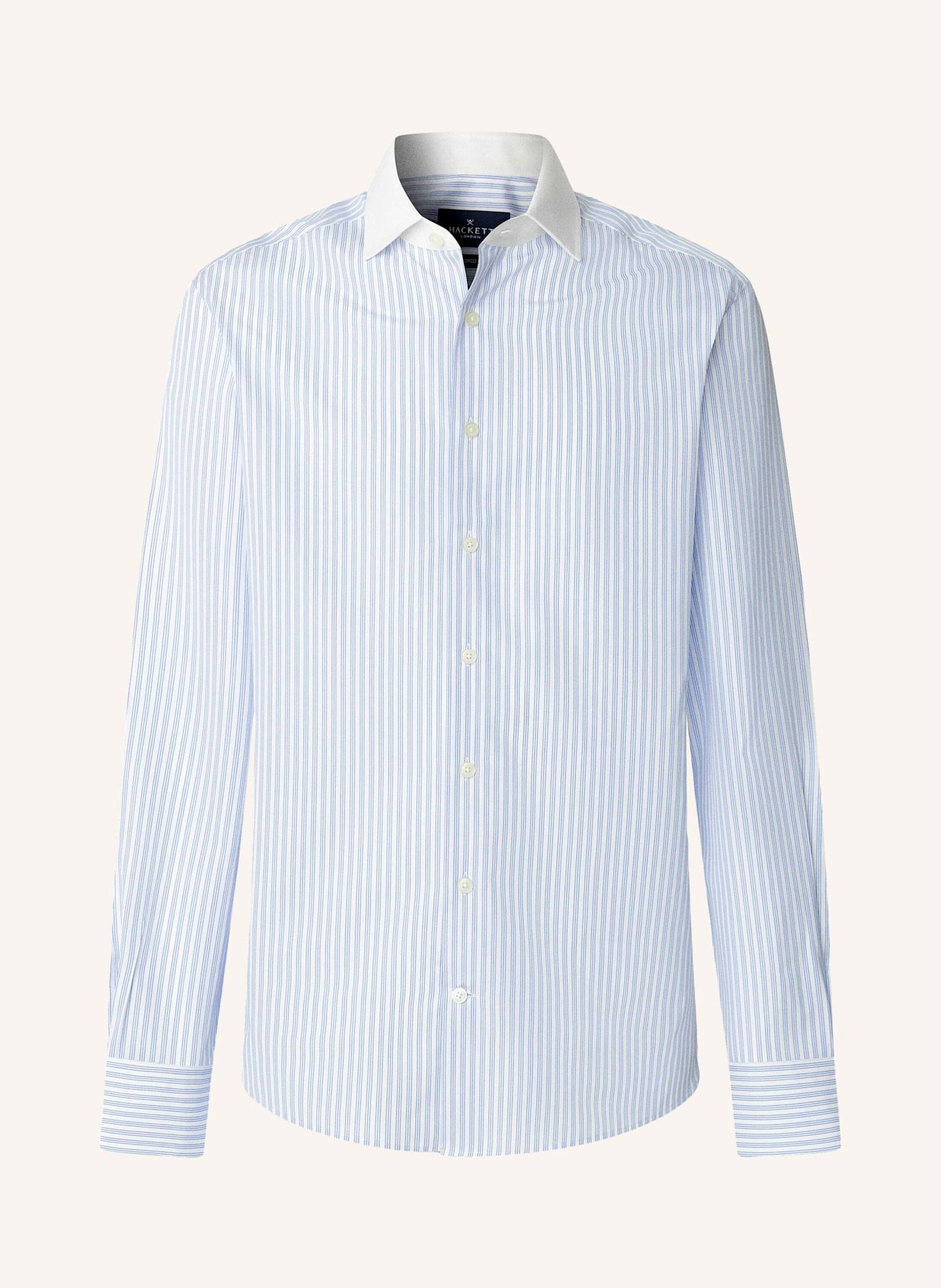 HACKETT LONDON Freizeithemd DRESS STRIPE: HELLBLAU