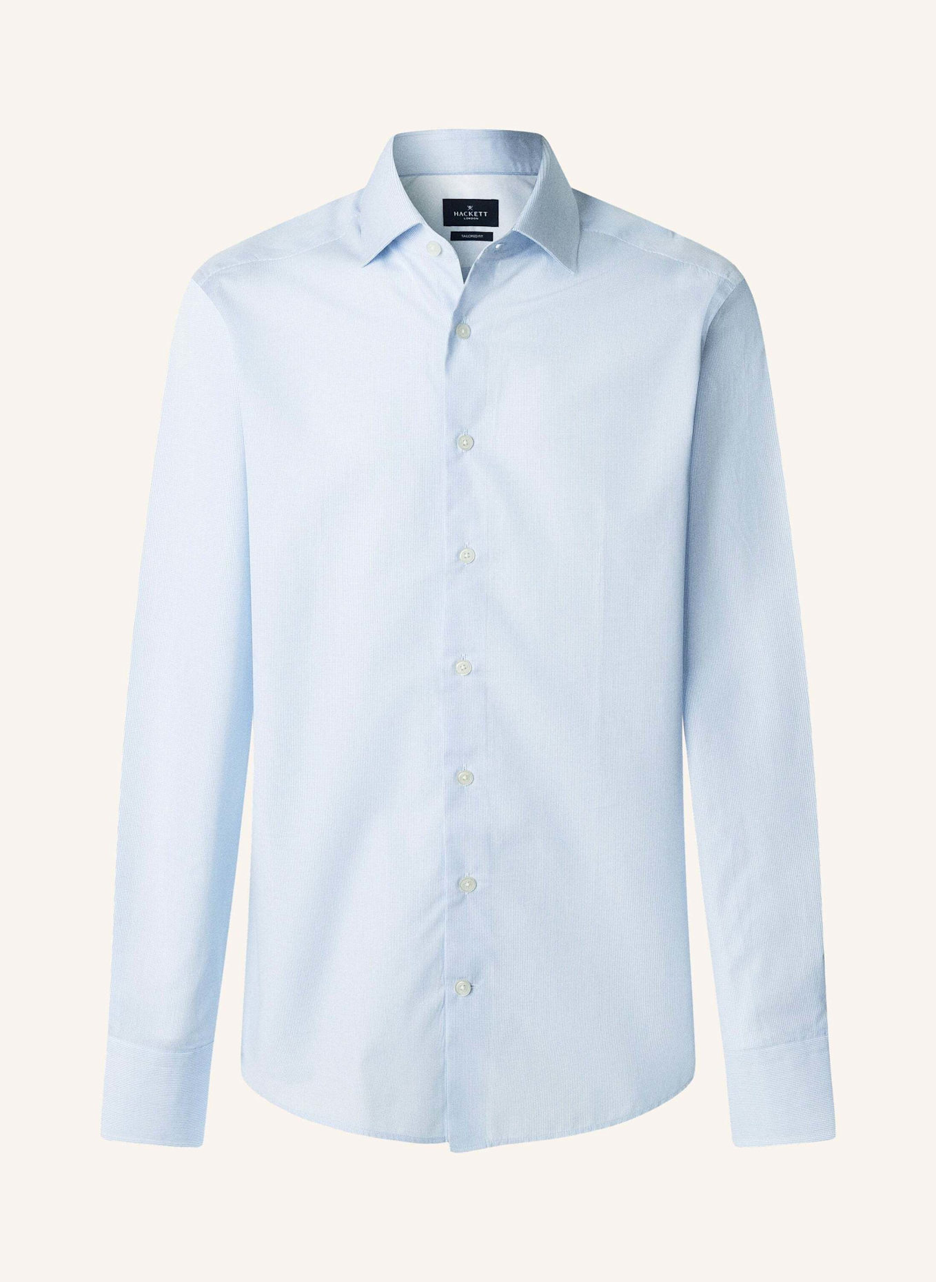 HACKETT LONDON Freizeithemd MAGIC SHIRT CHECK: HELLBLAU